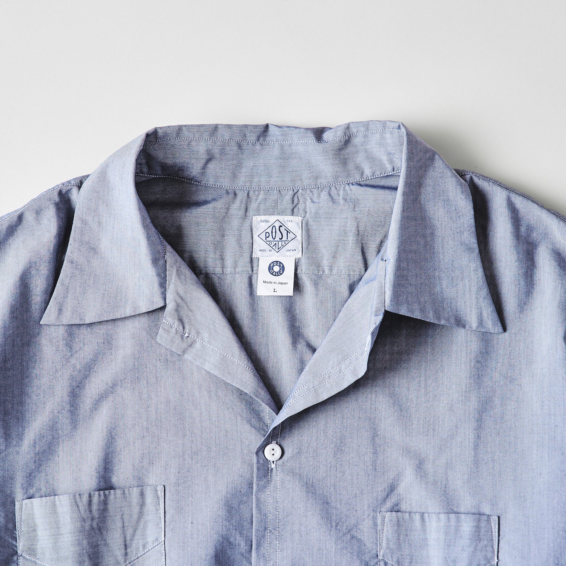 #3211S-FC NEUTRA 3 S/S : feather chambray indigo