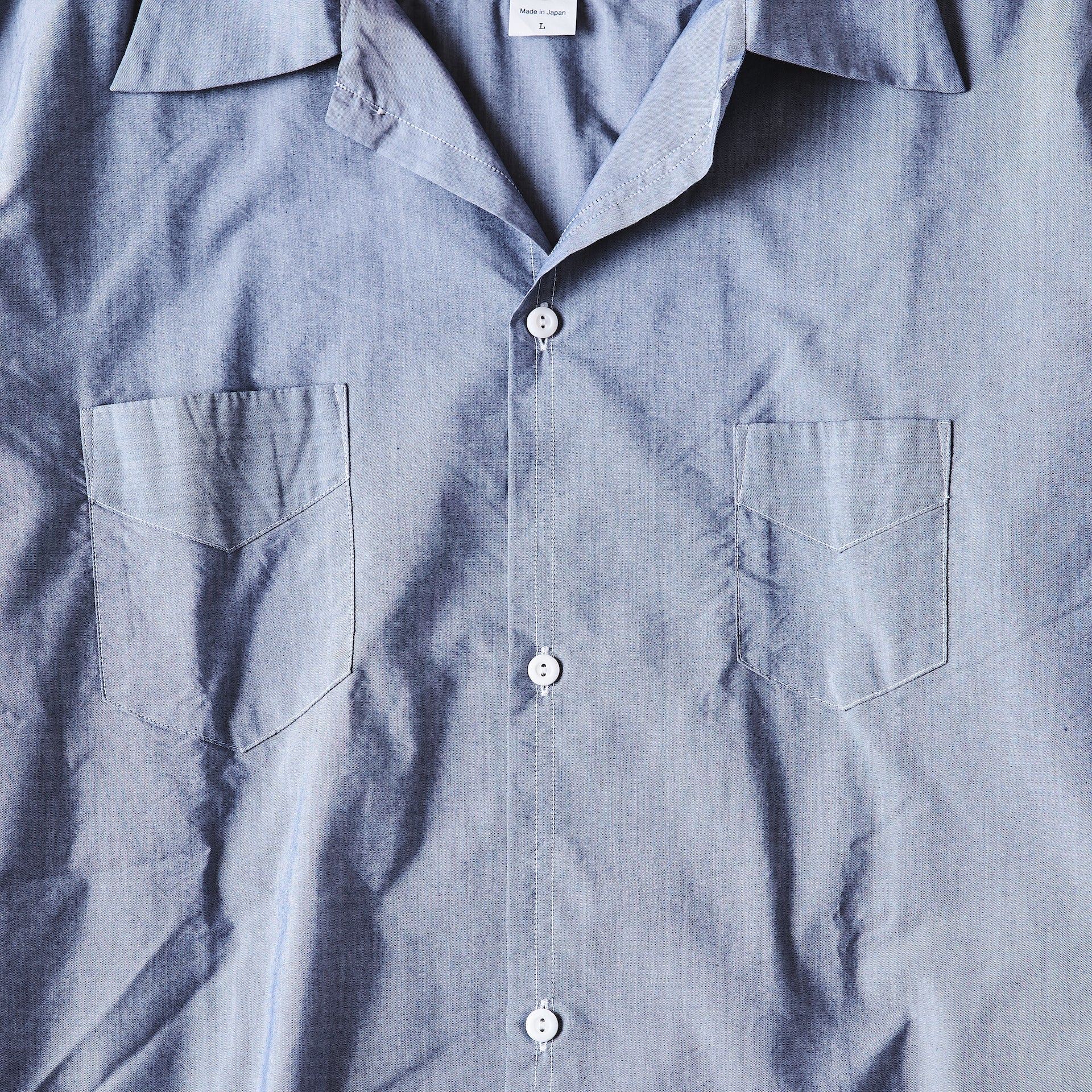 #3211S-FC NEUTRA 3 S/S : feather chambray indigo