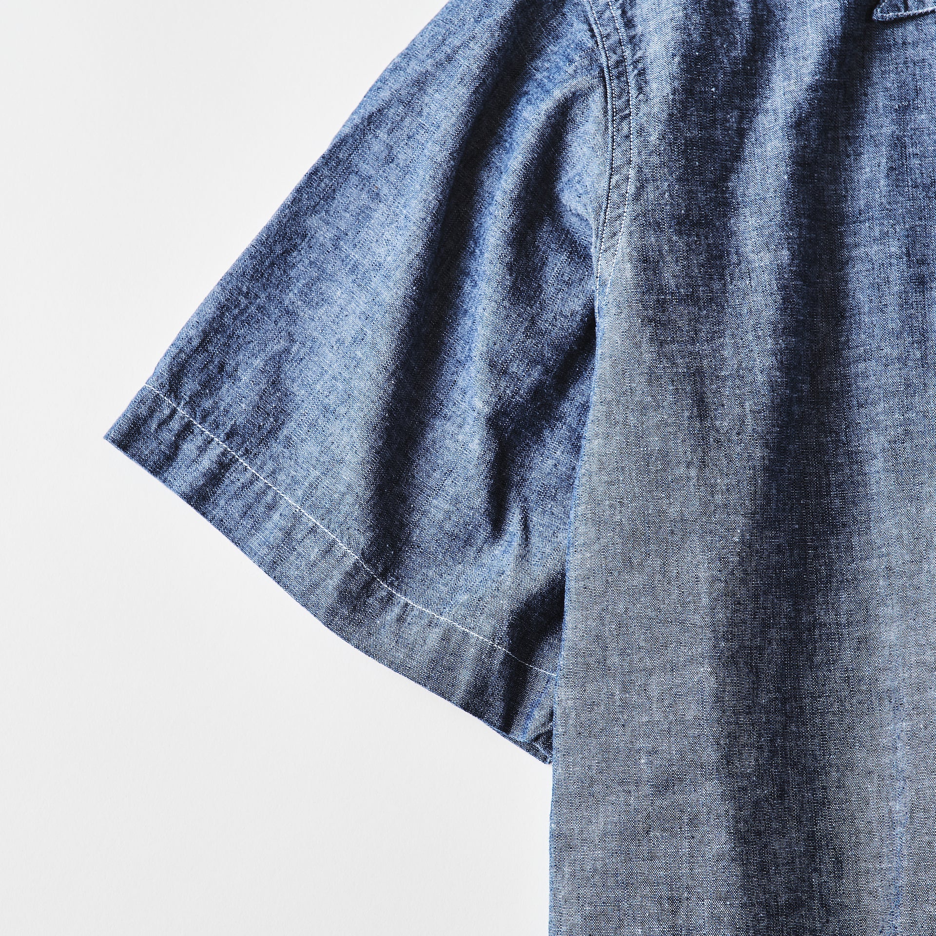 #3213S-CC NAVY CUT S/S : classic chambray indigo