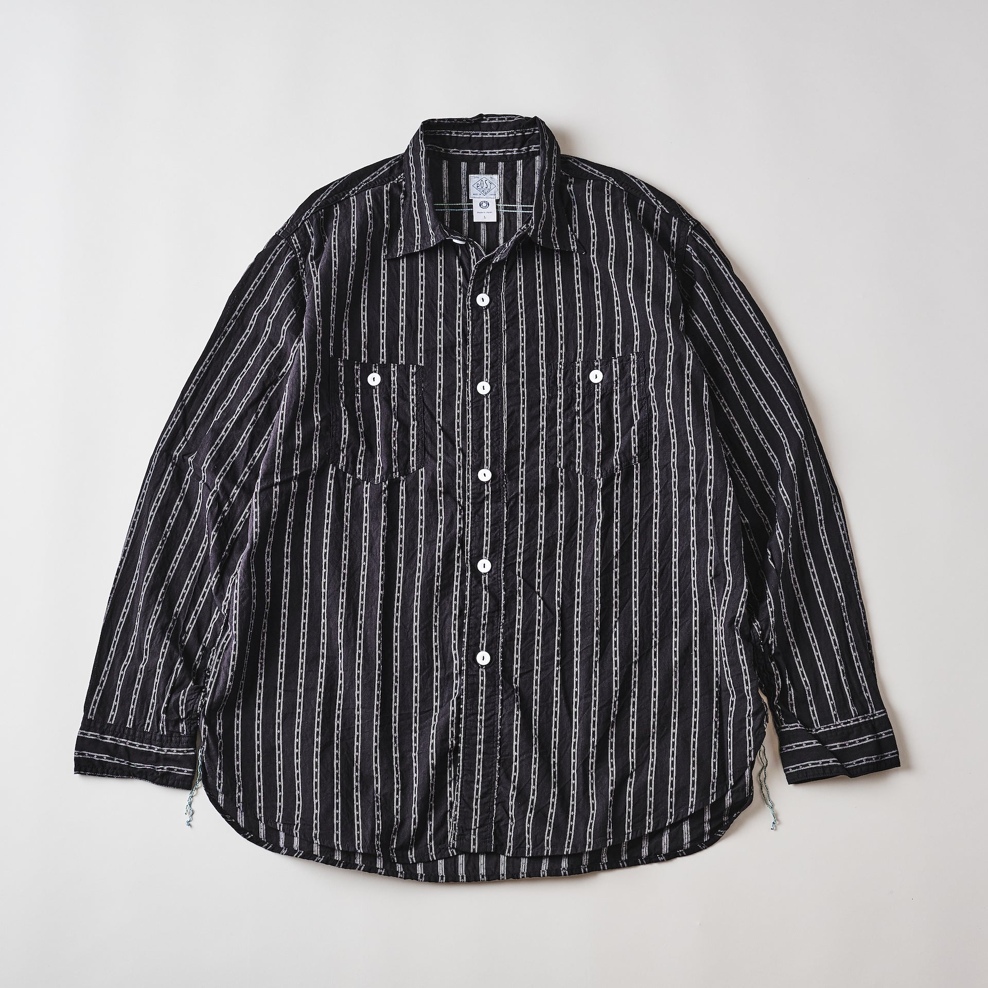 #3217-DSB St.Louis : dobby stripe black