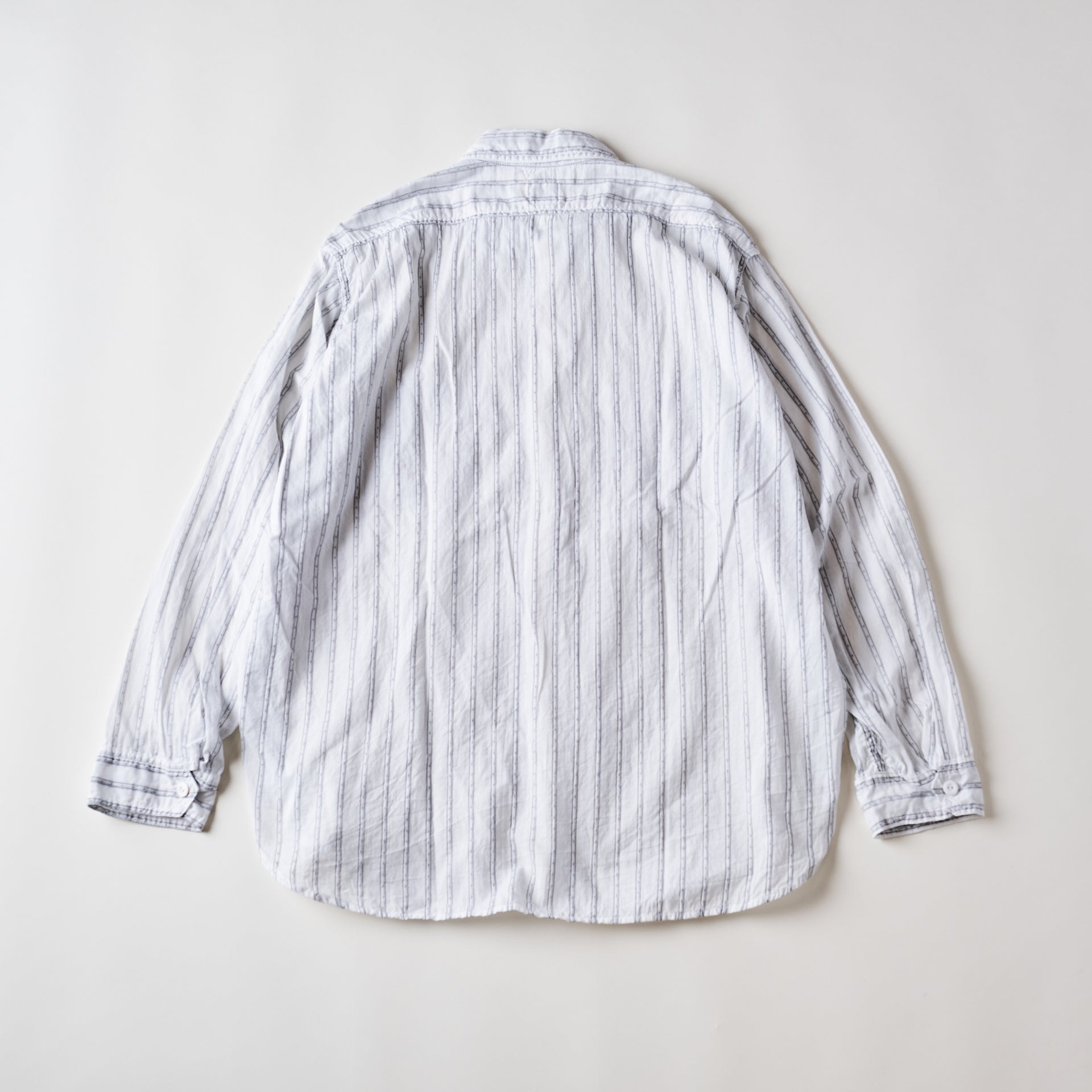 #3217-DSW St.Louis : dobby stripe white