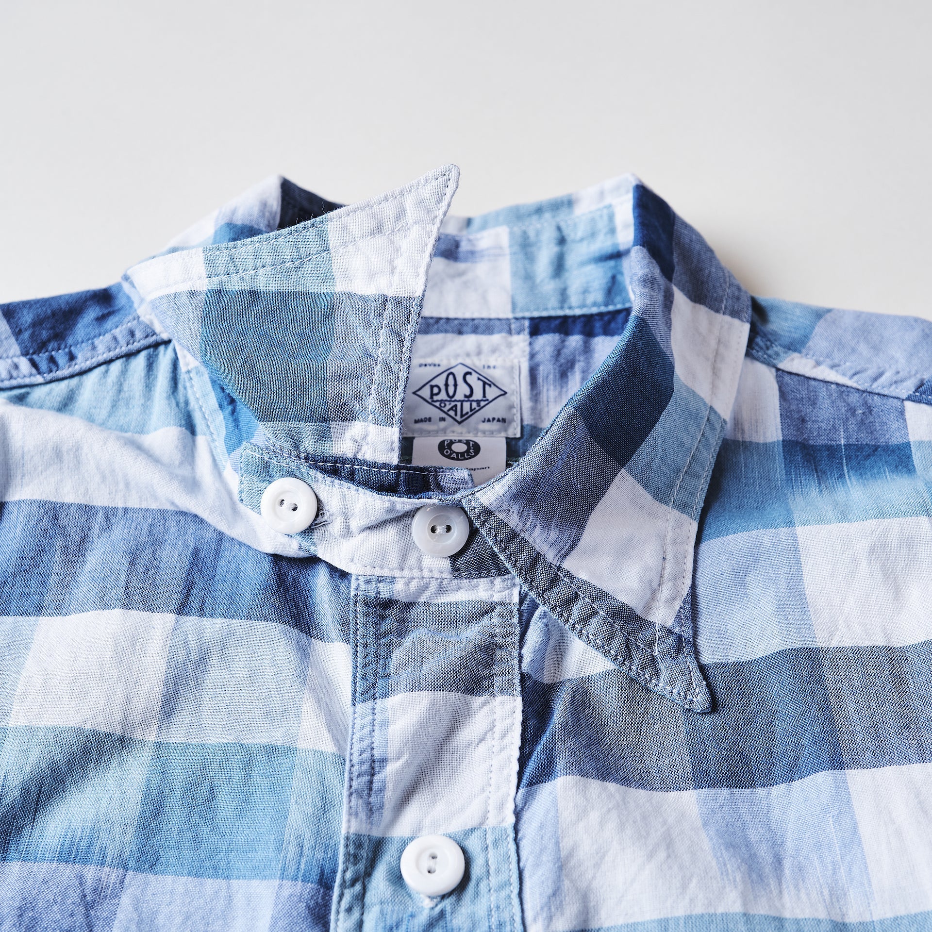 #3217-ICB St.Louis : ikat check blue