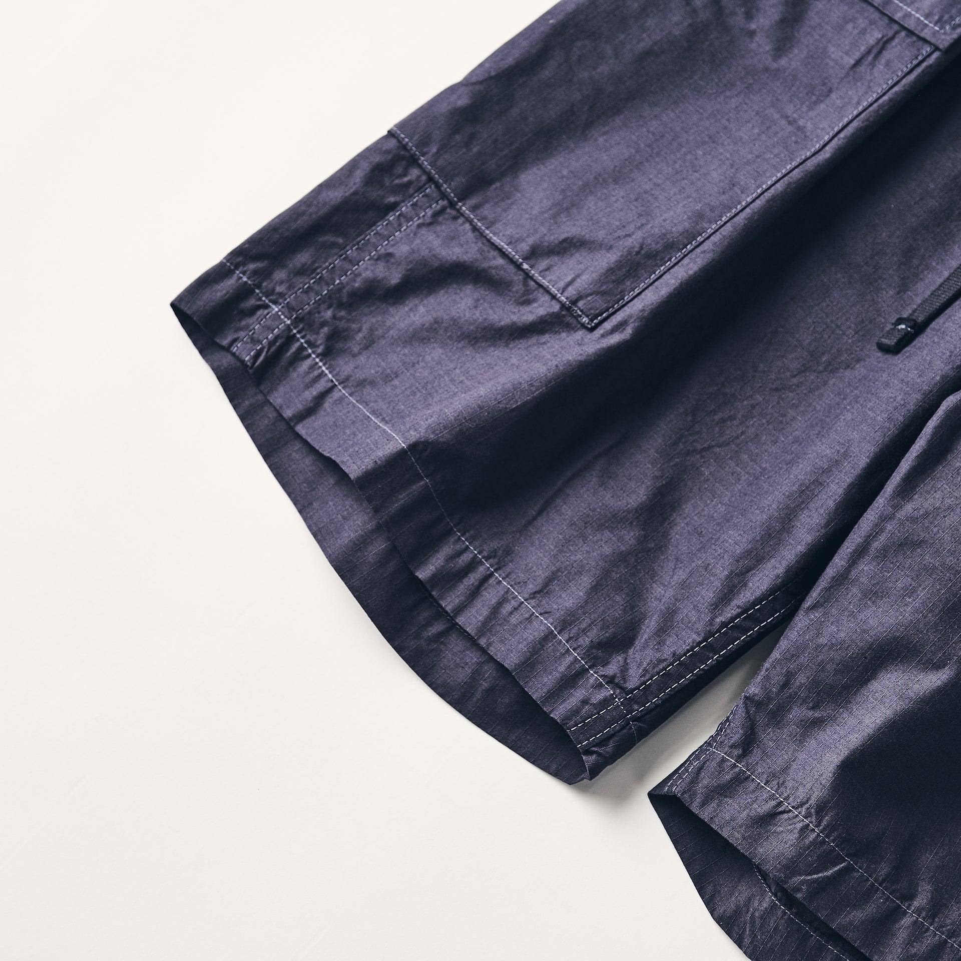 #3308S-CRC E-Z WALKABOUT Shorts : cotton ripstop charcoal