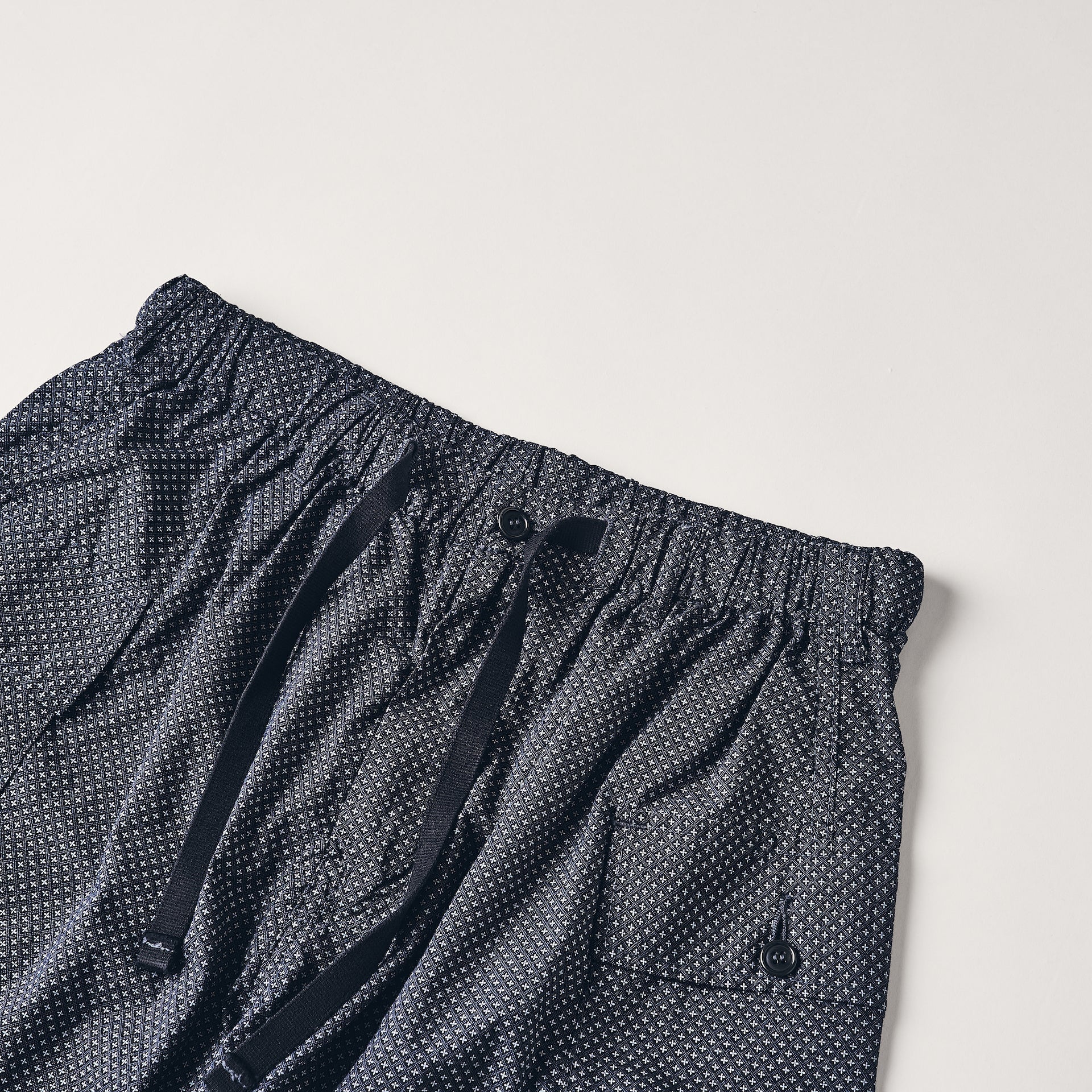 #3308S-MPN E-Z WALKABOUT Shorts : micro print navy