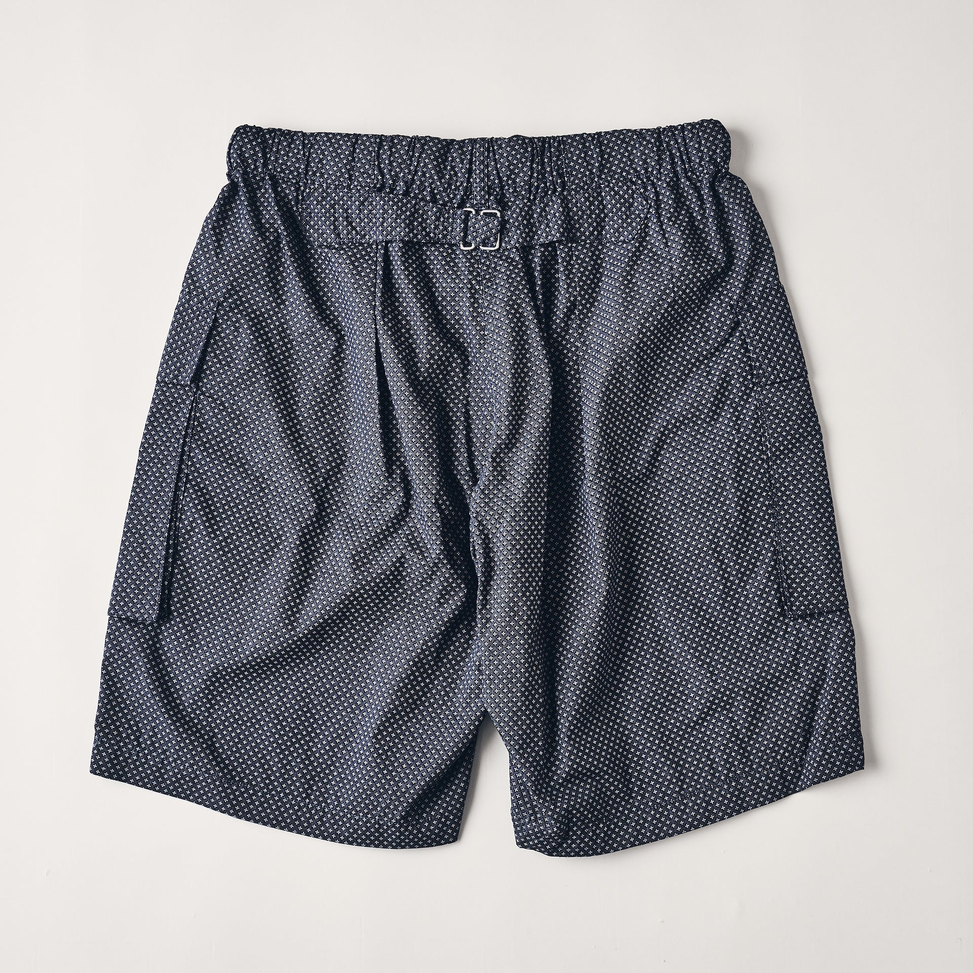 #3308S-MPN E-Z WALKABOUT Shorts : micro print navy
