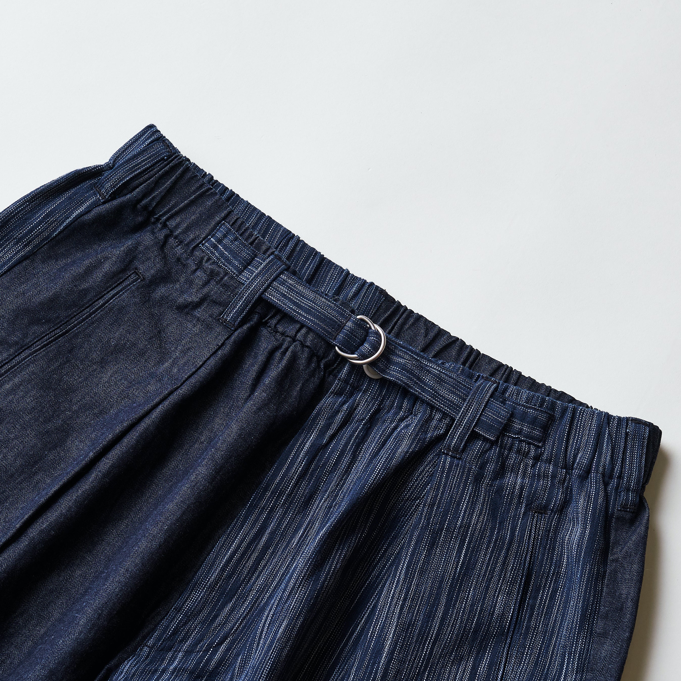 #3309S-XX EZ Lax 2 Shorts : denim x ikat combo indigo