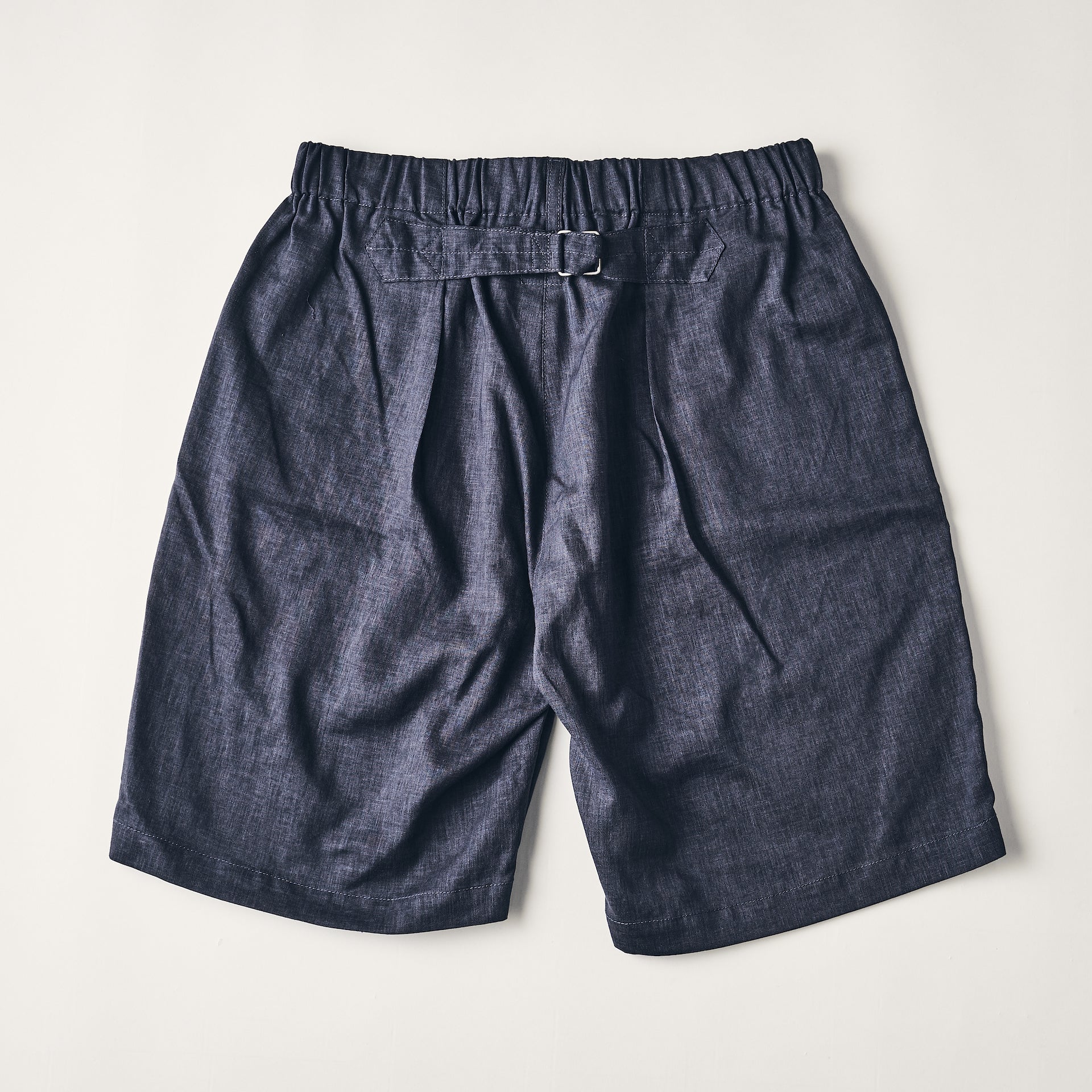 #3315S-PLH E-Z Lax 4 Shorts : poly/linen heather grey