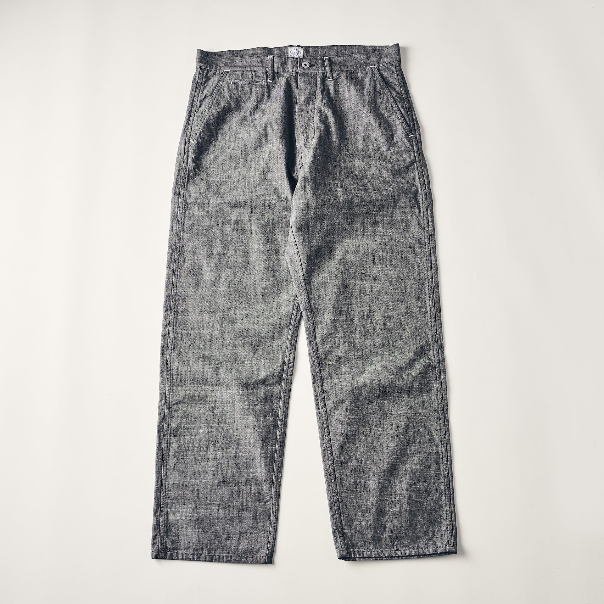 #3316-SD De Laware 3 : slub dungaree grey