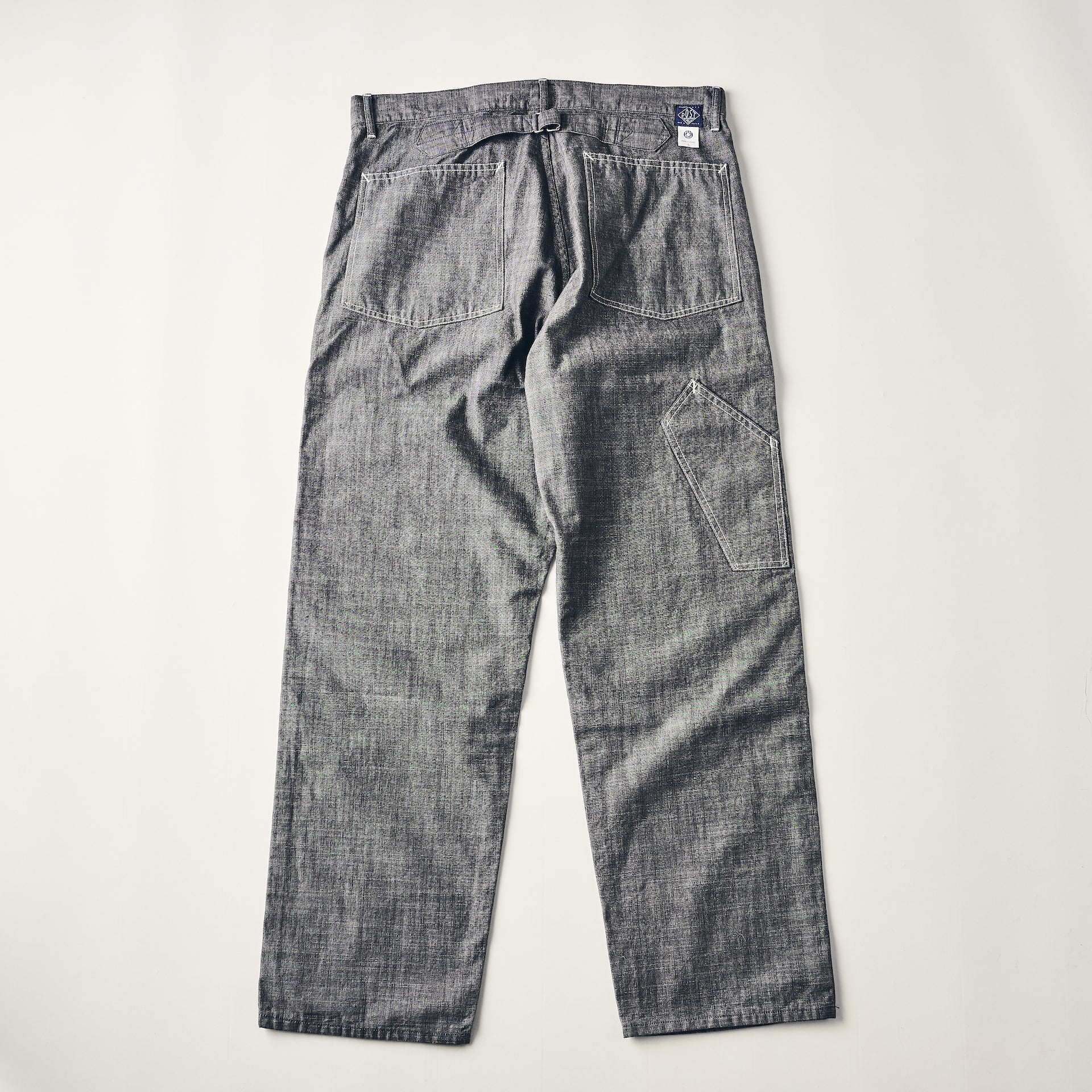 #3316-SD De Laware 3 : slub dungaree grey