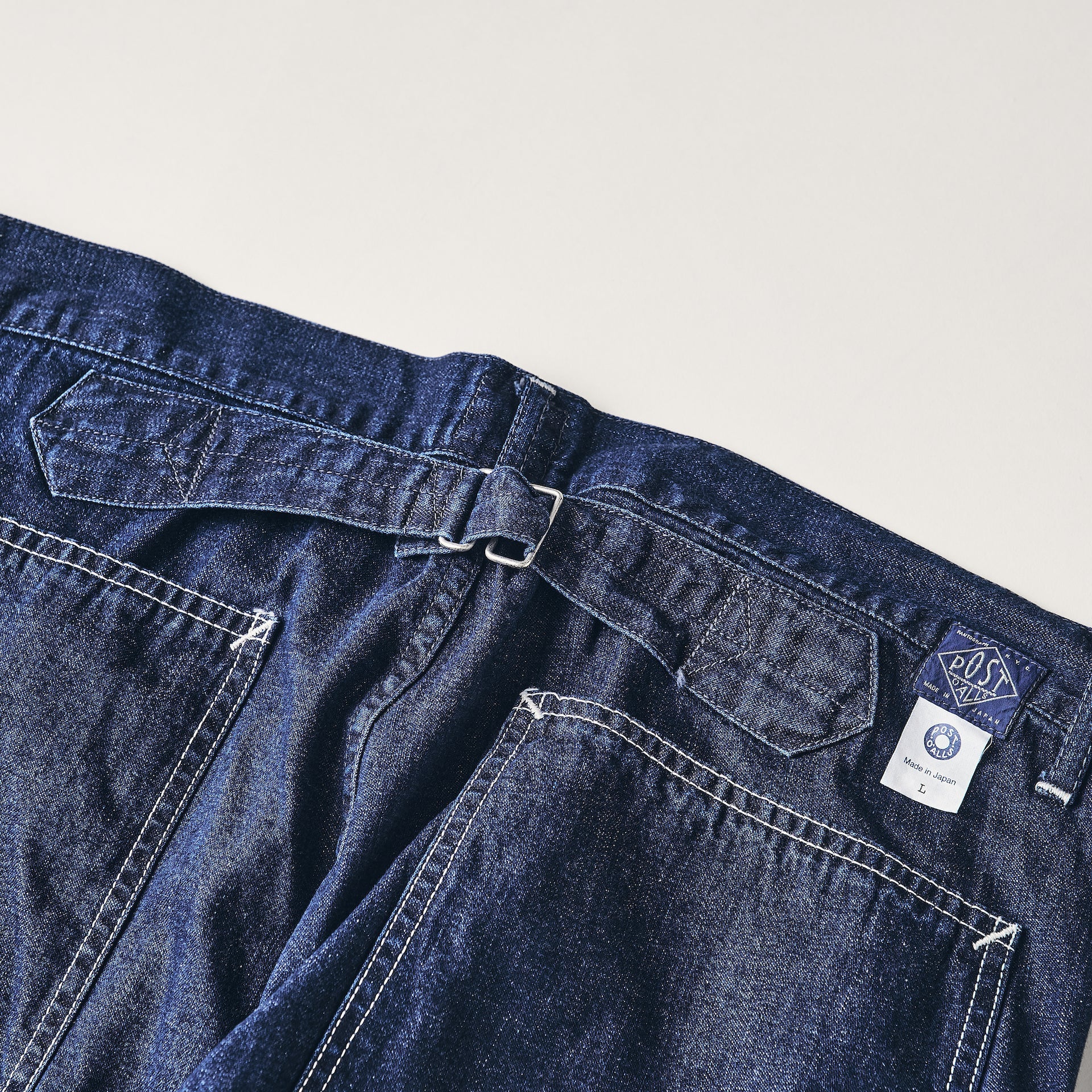 #3316-W8D De Laware 3 : 8 oz. vintage denim indigo (deep washed)