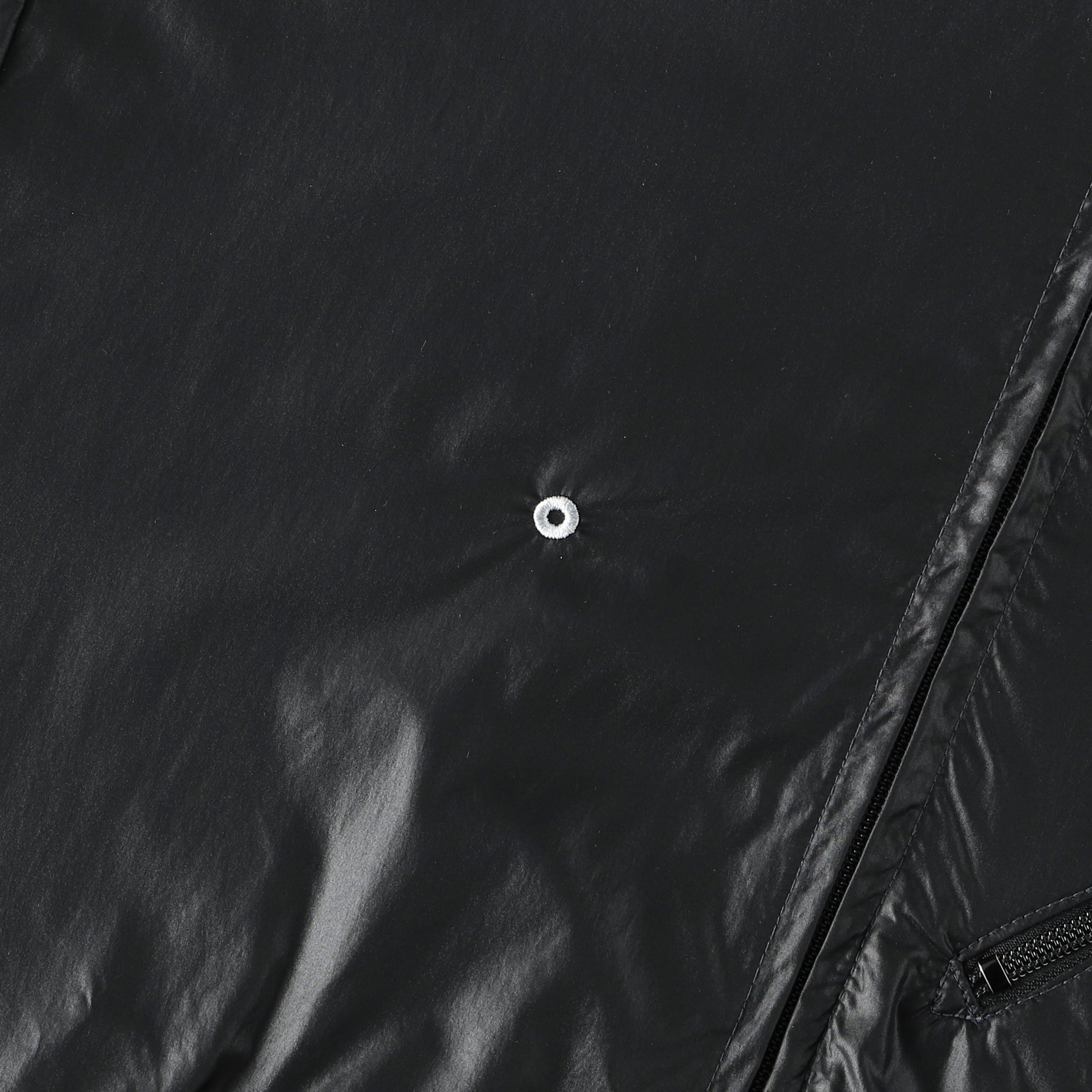#3601-CB E-Z Hoodie : nylon taffeta x mid weight jersey black