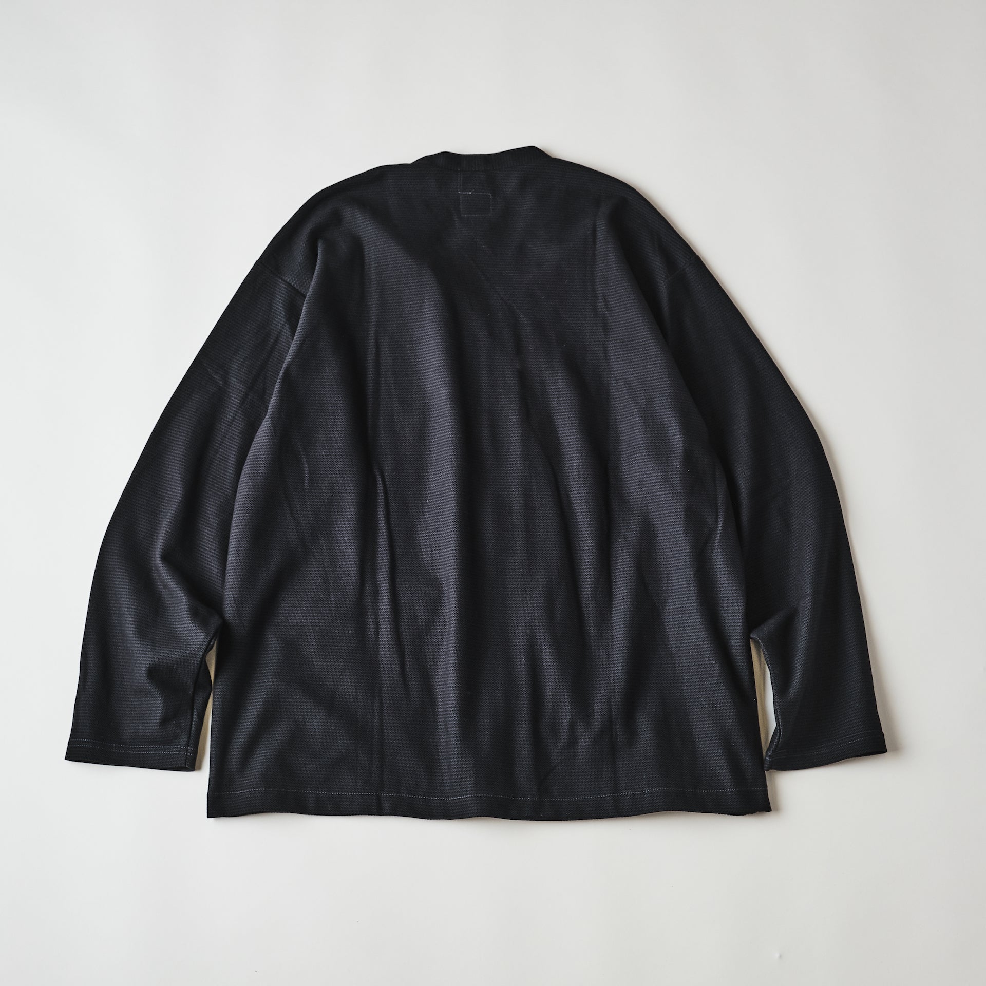 #3609-CMP E-Z Zip Cardigan : honeycomb pique charcoal mix