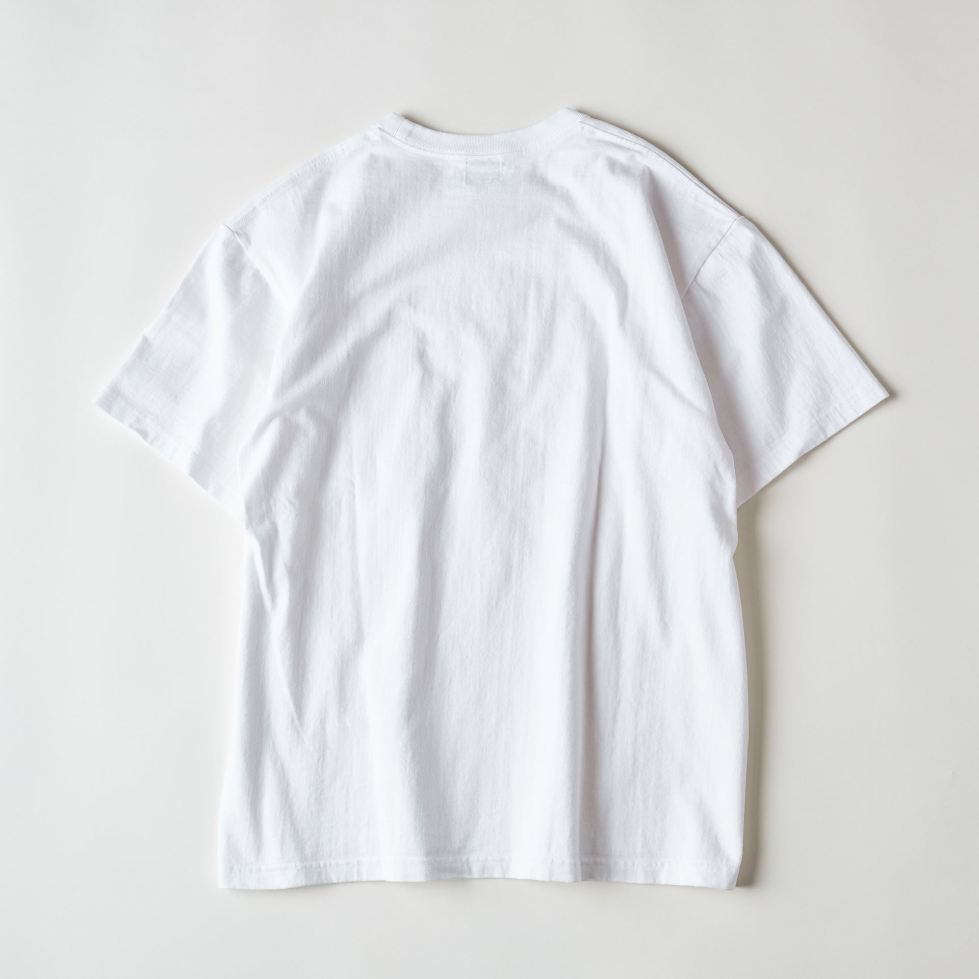 #3614-WHT Crew Pocket Tee : heavyweight jersey white