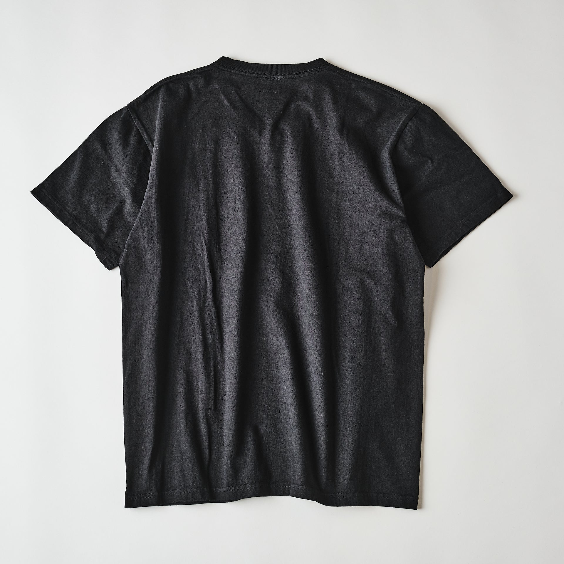 #3615-BLA V Pocket Tee : heavyweight jersey black