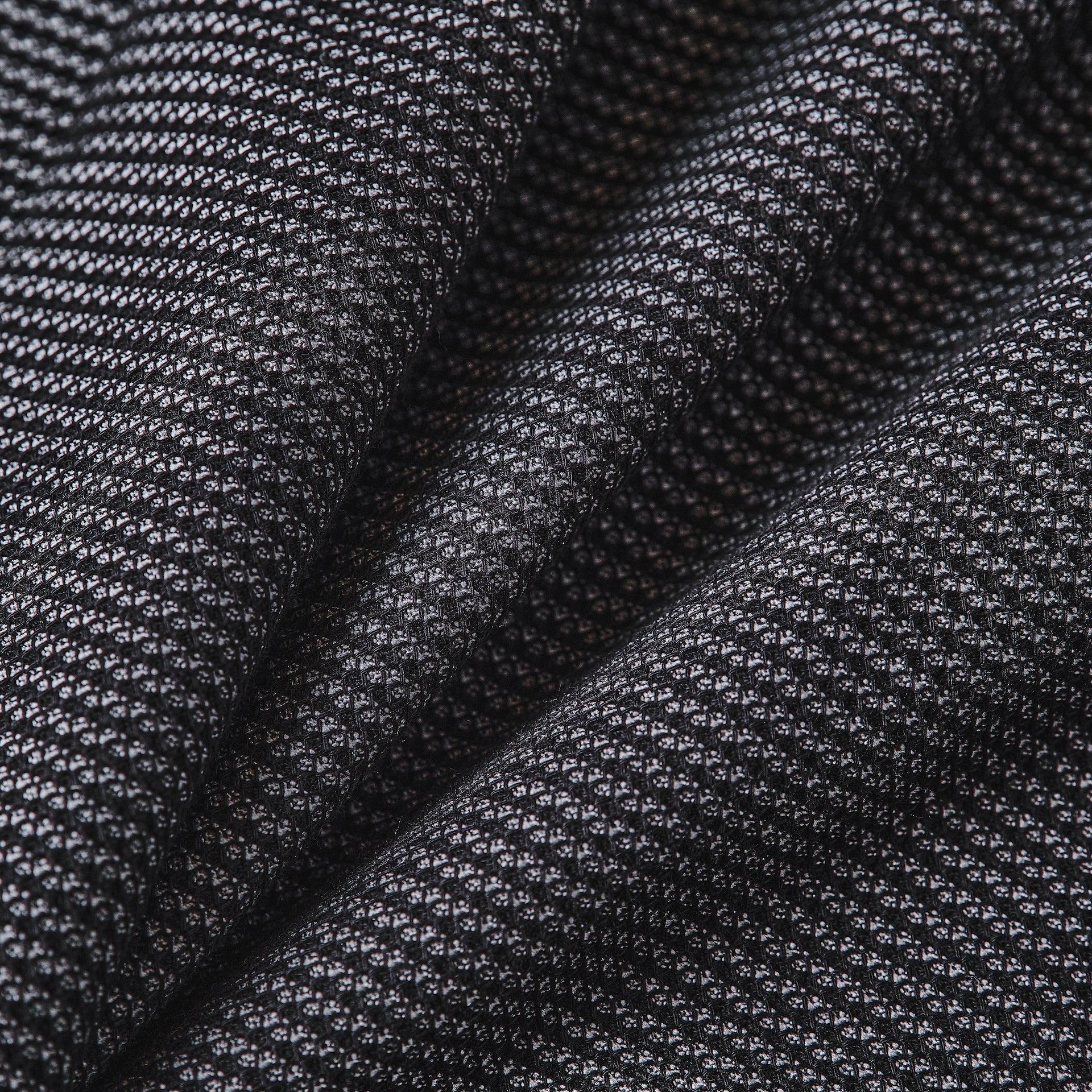 #3619-GBP POST Polo : honeycomb pique grey border