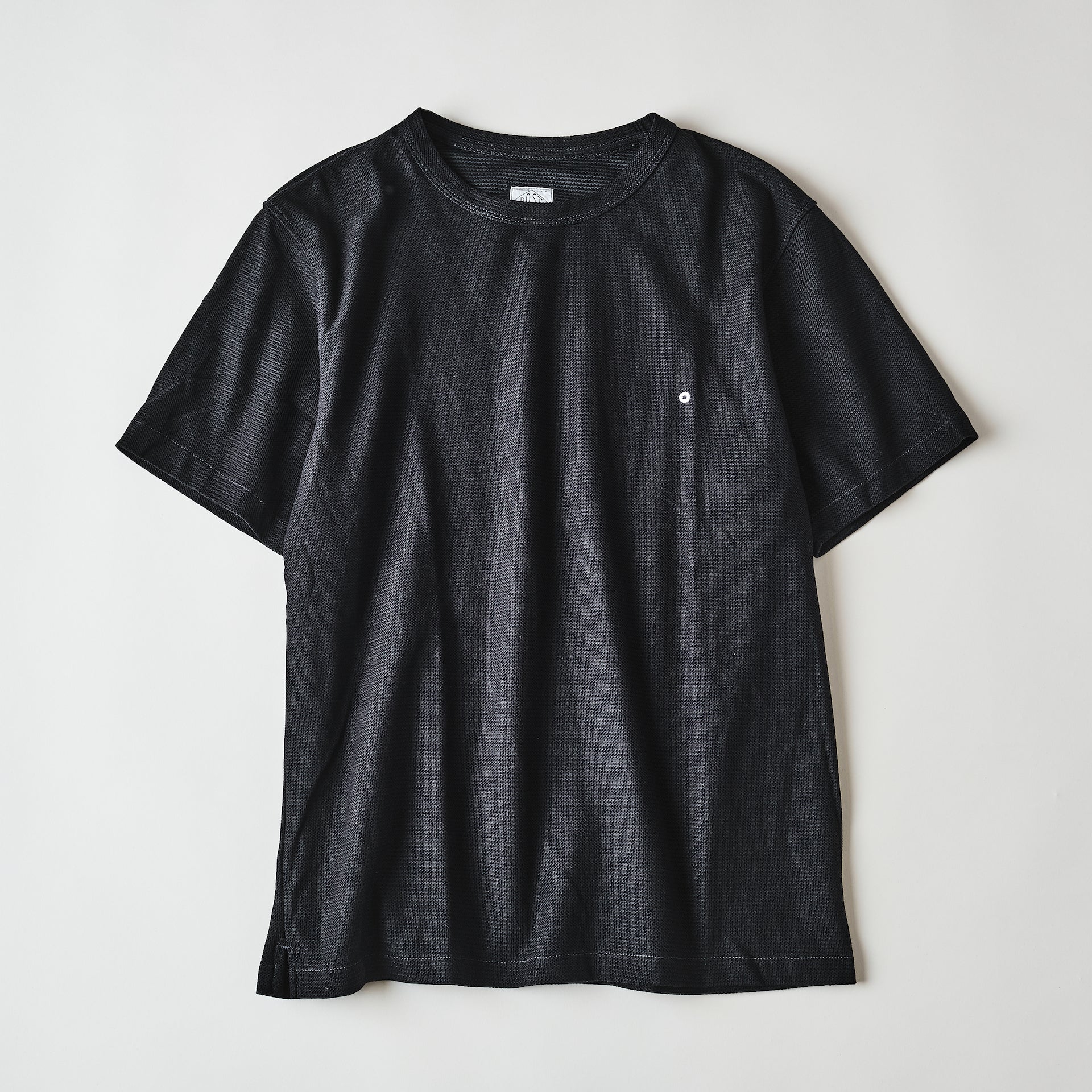 #3620-CMP POST Binder Tee 2 : honeycomb pique charcoal mix
