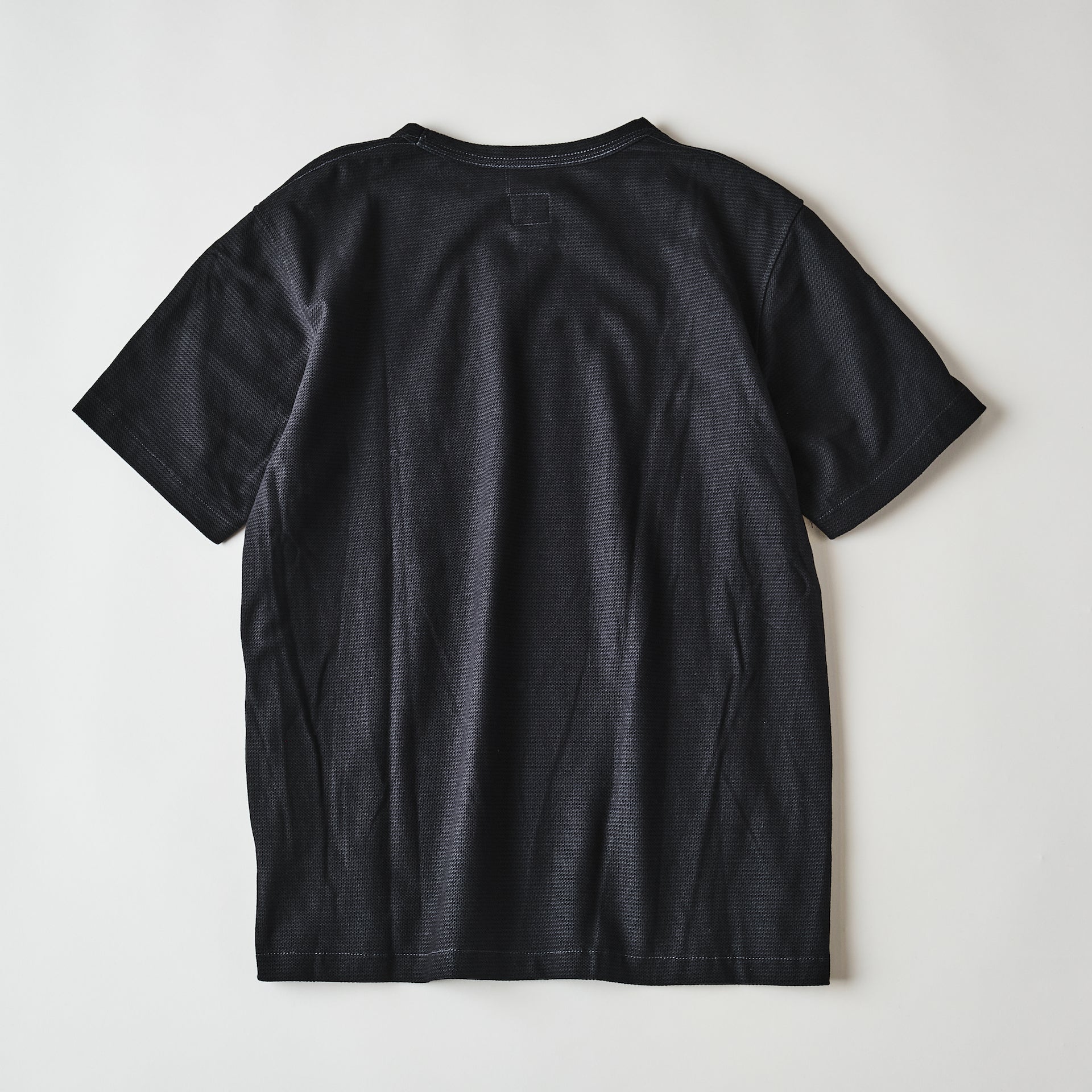 #3620-CMP POST Binder Tee 2 : honeycomb pique charcoal mix