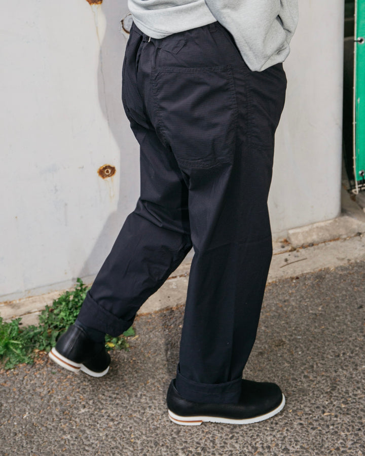 3307 E-Z ARMY-NAVY Pants RS : poly feather ripstop black