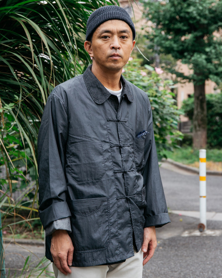 POST O'ALLS / CTB DEE V crinkle nylon taffeta |
