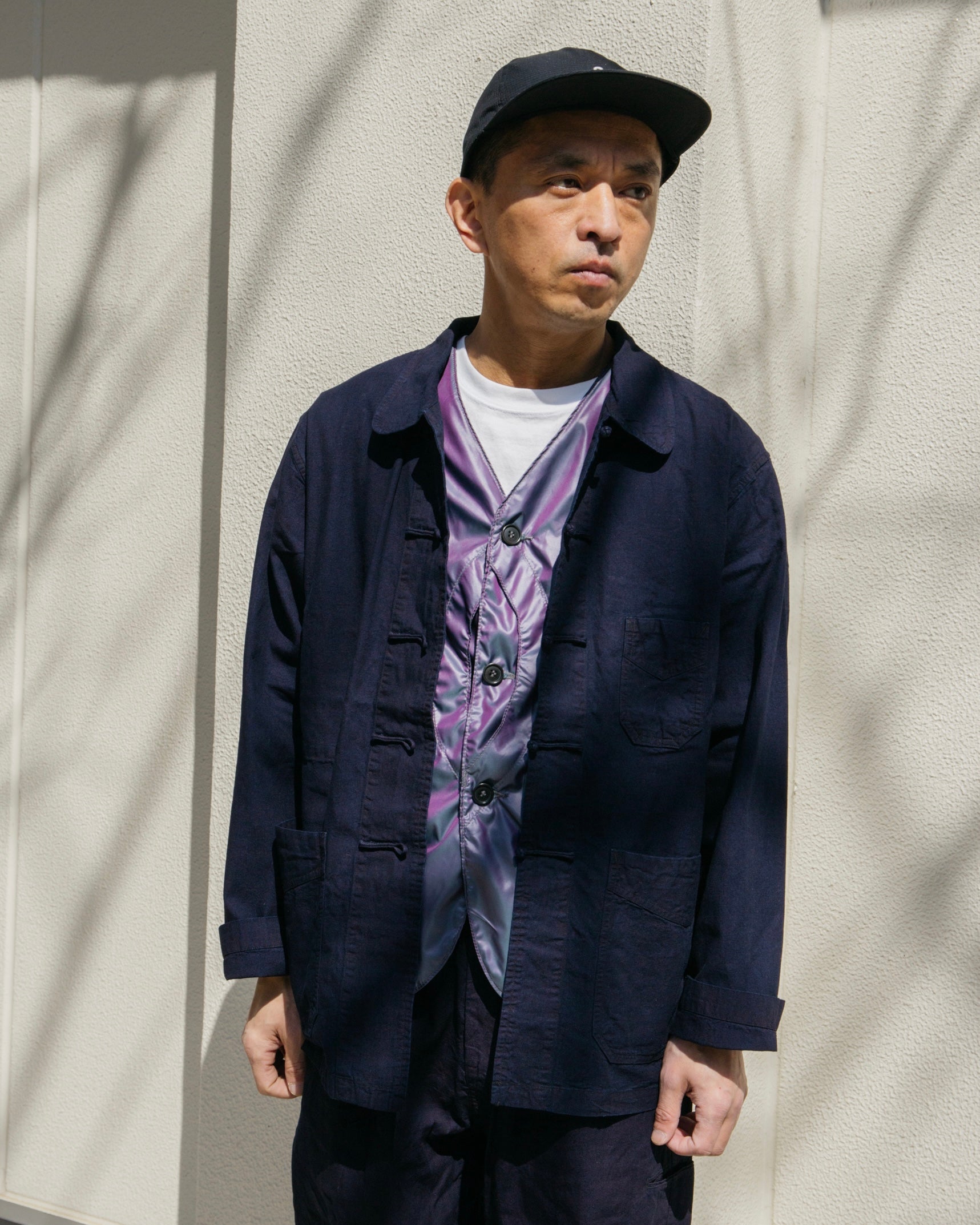 #3107C-IS POST Chinois : indigo sheeting indigo