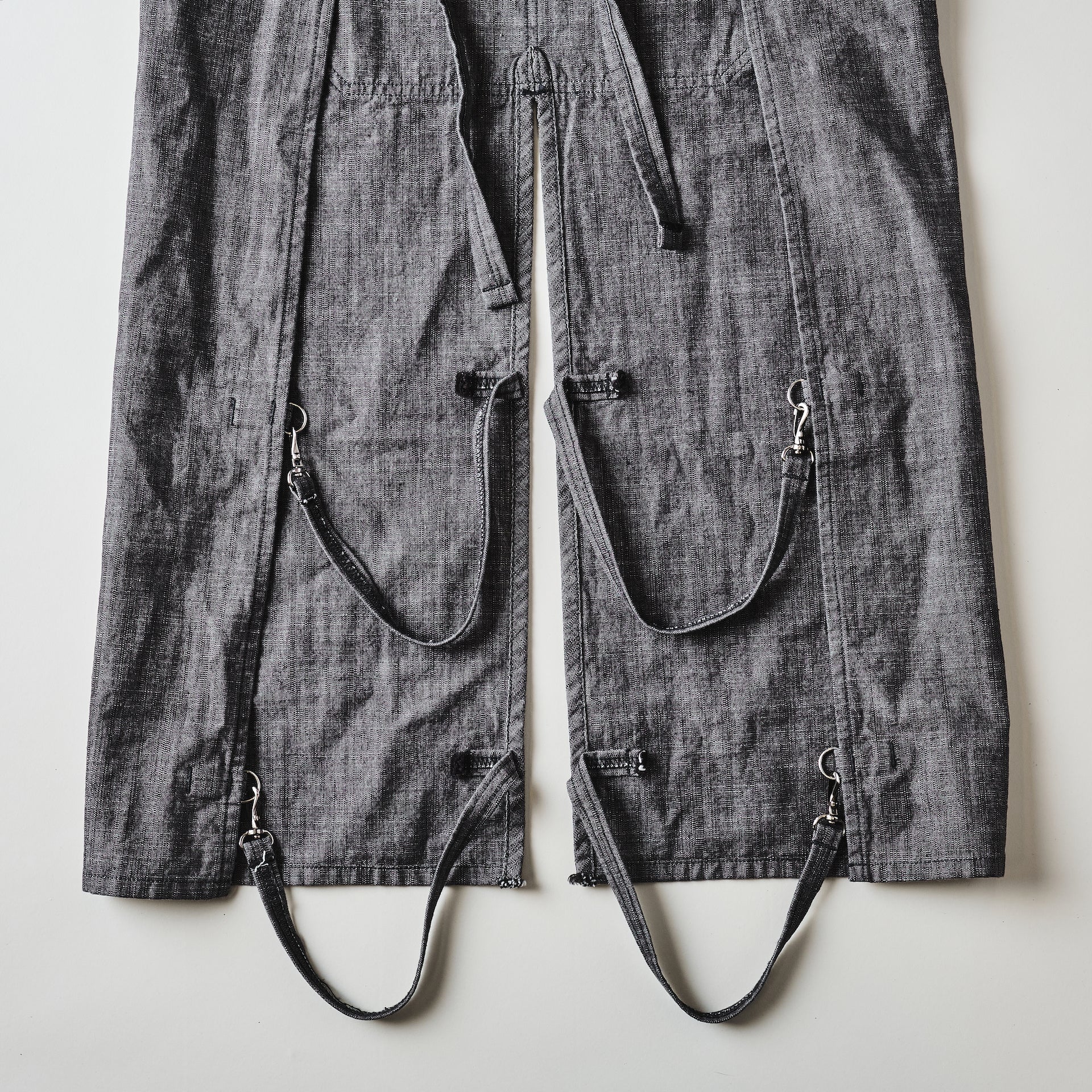 #3801R-SD POST Apron #1R : slub dungaree grey