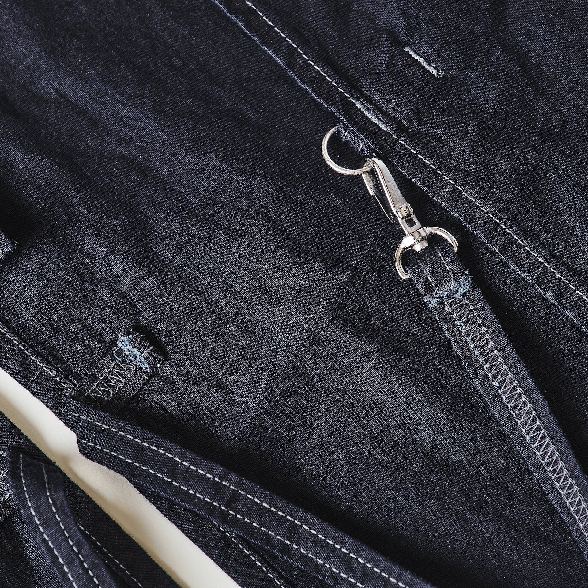 #3801R-VSI POST Apron #1R : vintage sheeting indigo