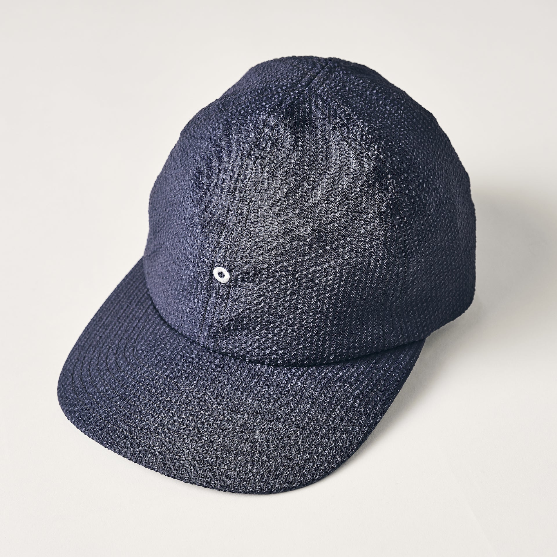 #3903-PSN POST Ball Cap : poly seersucker navy