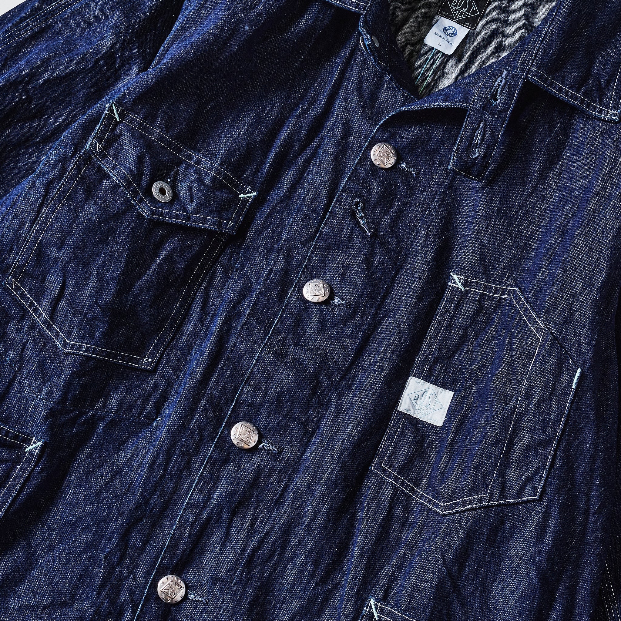 #1102-10DI Engineer's Jacket : 10oz. indigo denim