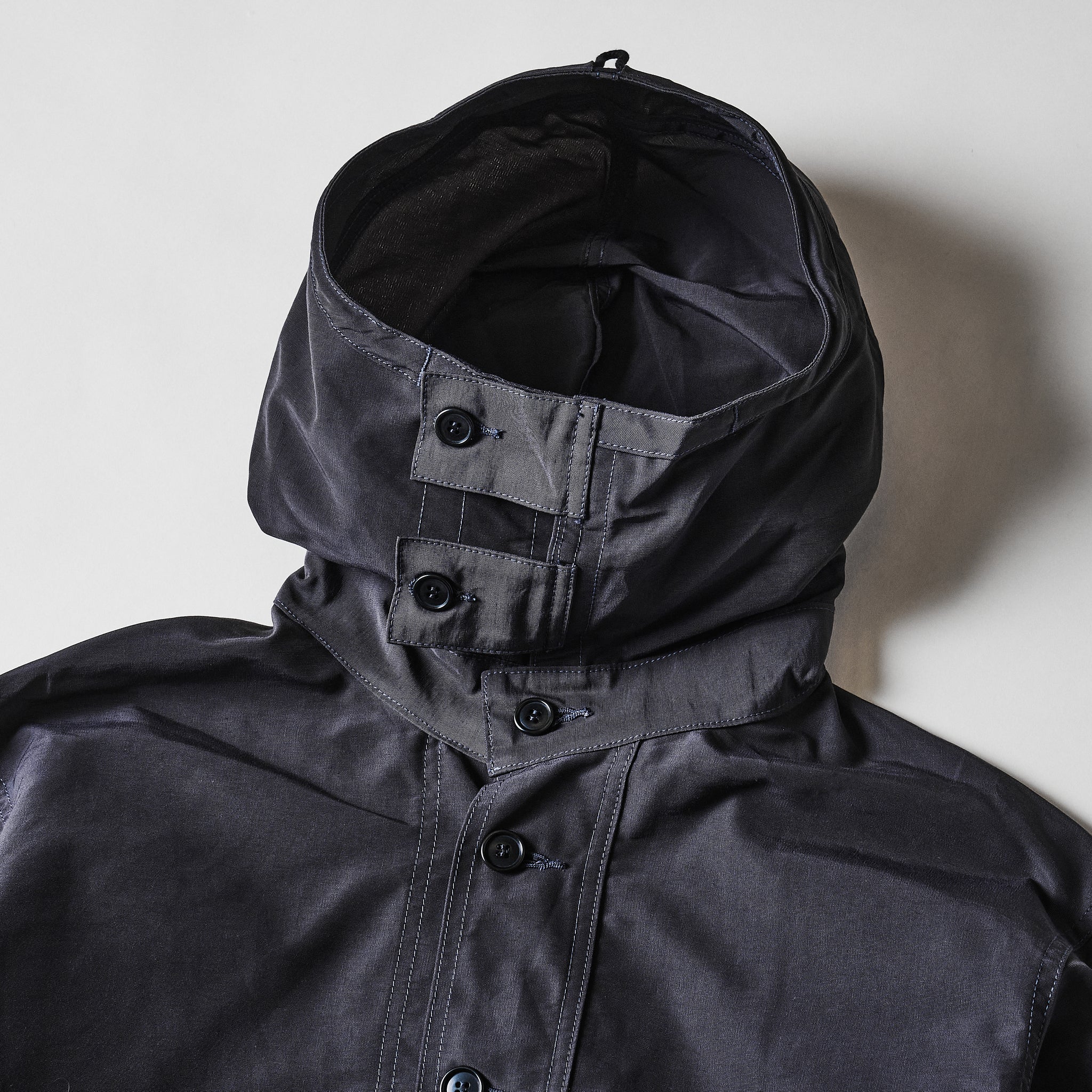 #1105-SFC NAVY Parka : 60/40 charcoal