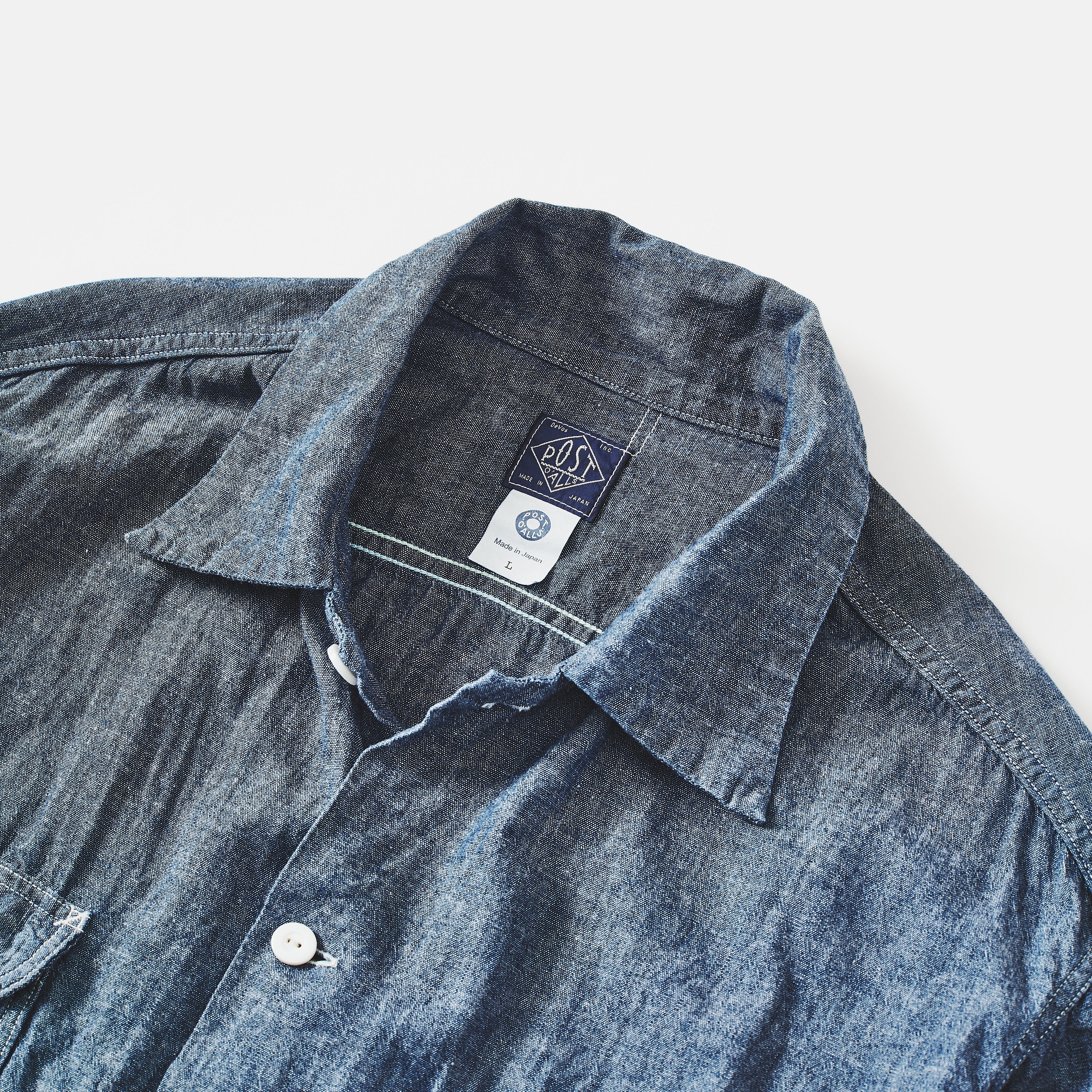 #1208-CC New Shirt : classic chambray indigo