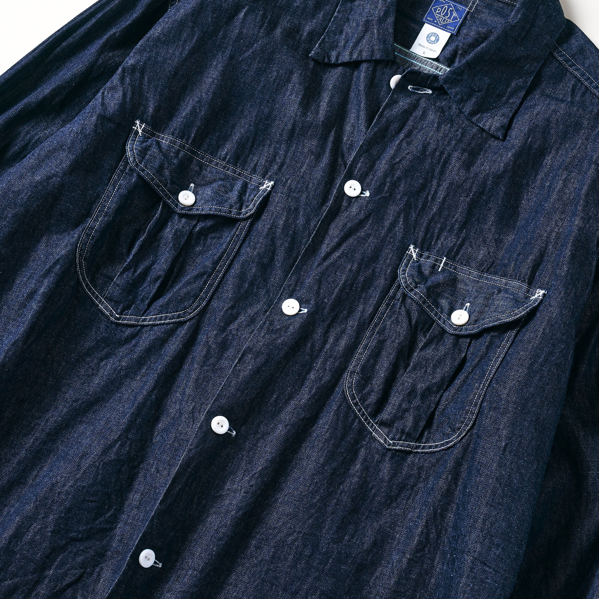 #1208-LDI New Shirt: light denim indigo