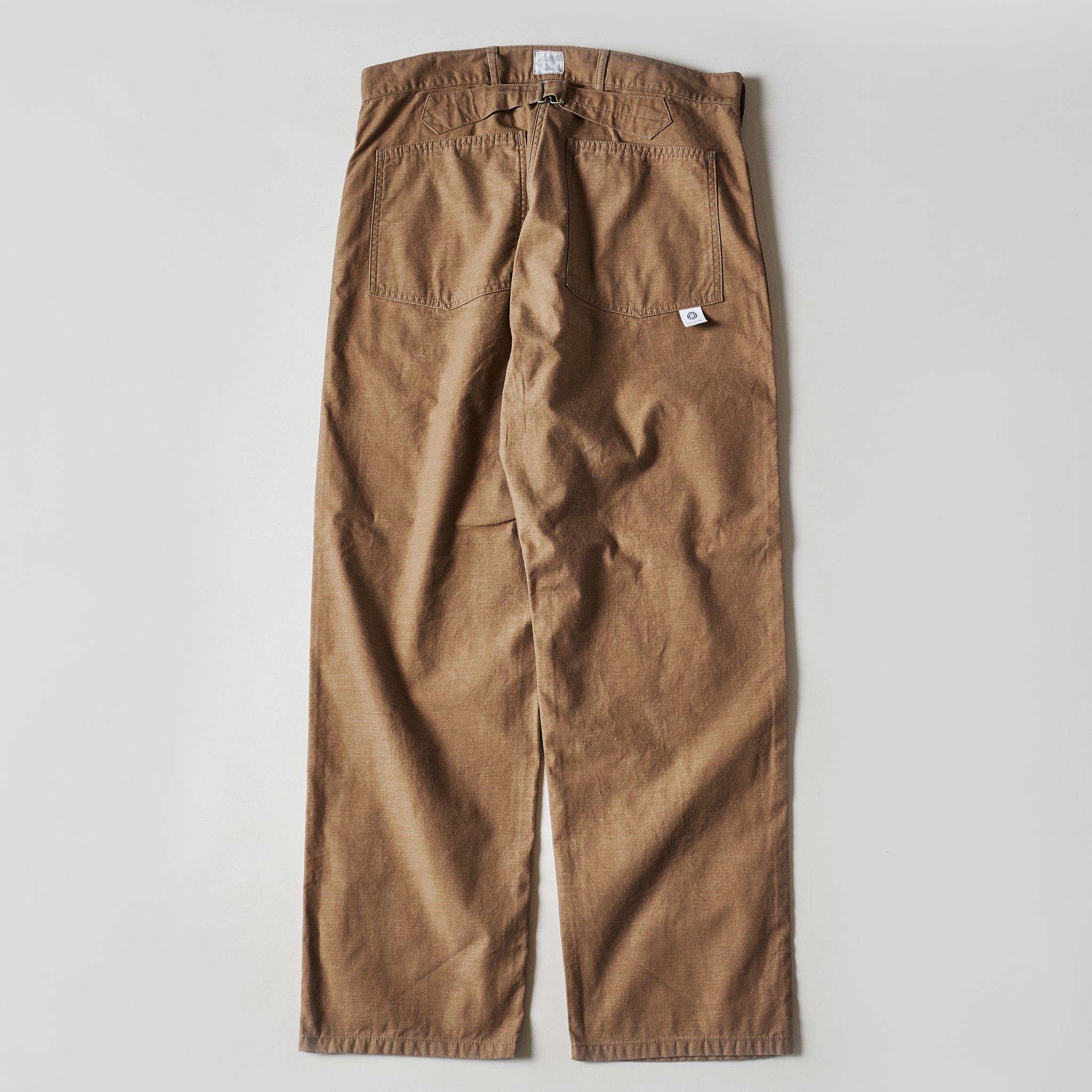 #1301-VMK Army Pants : vintage sateen dark khaki