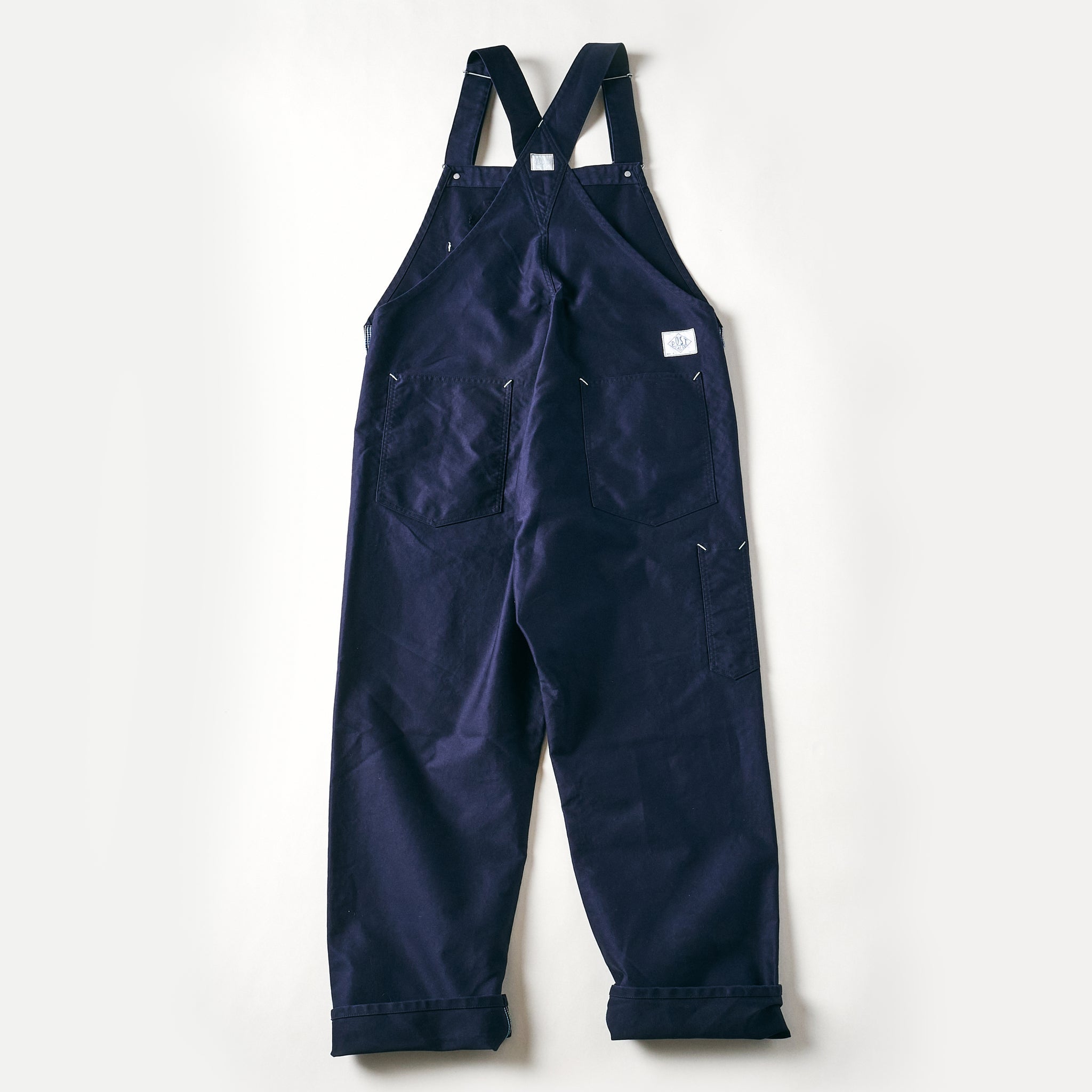 #1401-MN No.1 Overalls : vintage moleskin navy