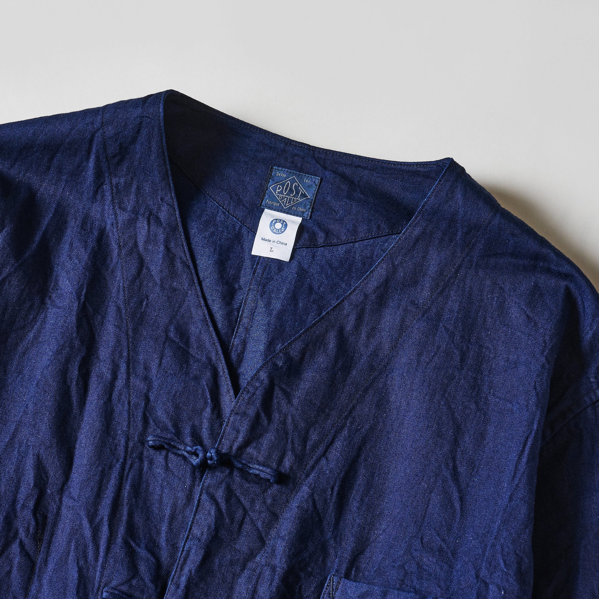 #3109B-VTI POST Chinois DV : vintage twill indigo