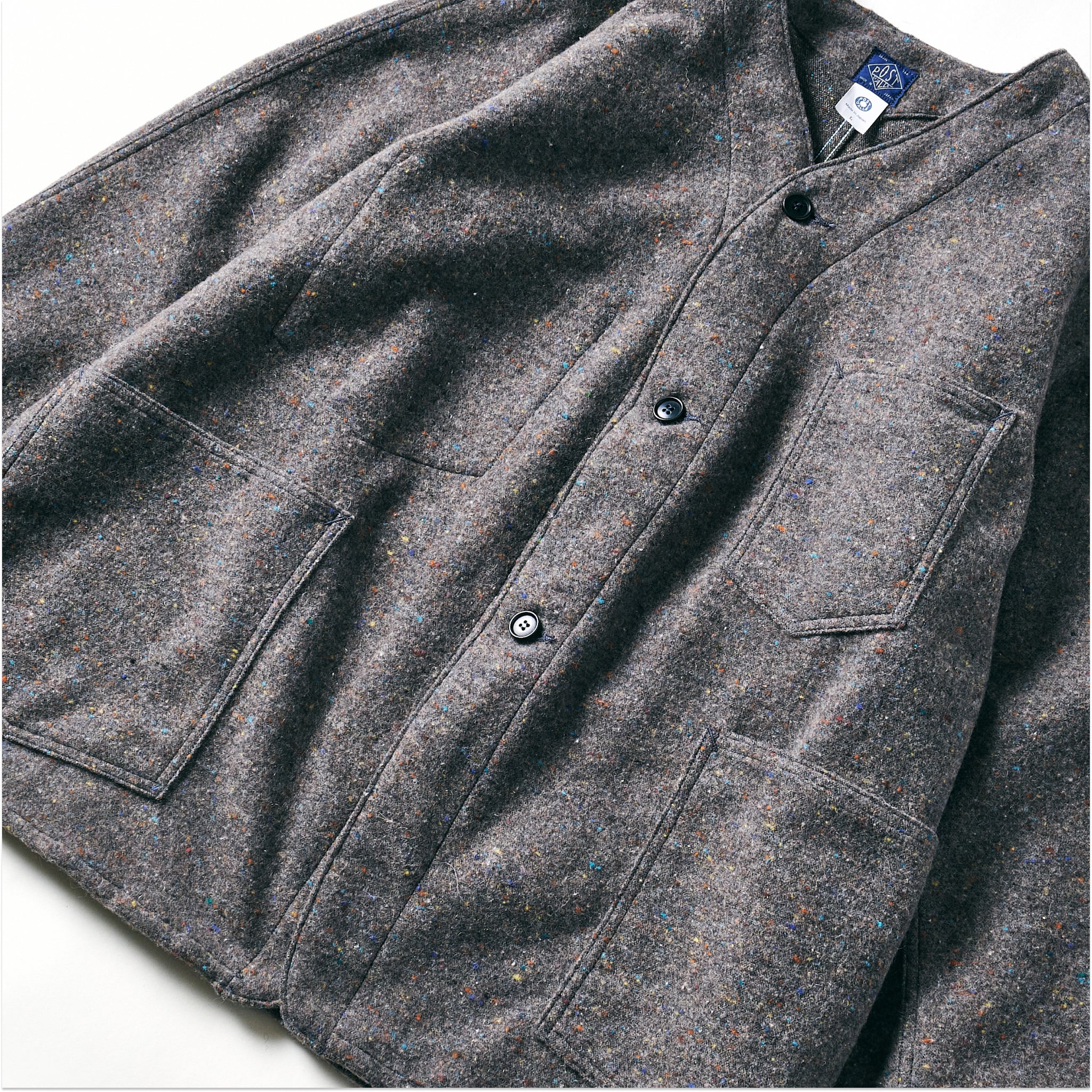ジャケット・アウター POST O'ALLS POST 43 DV (Trashed Wool) POST O'ALLS / ポストオーバーオールズ Post 43 DV - Trashed Wool