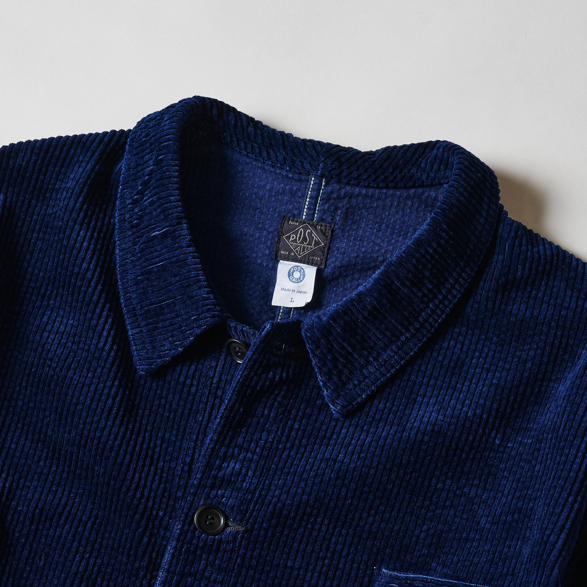 3119-WCI POS-Travail : widewale cords indigo