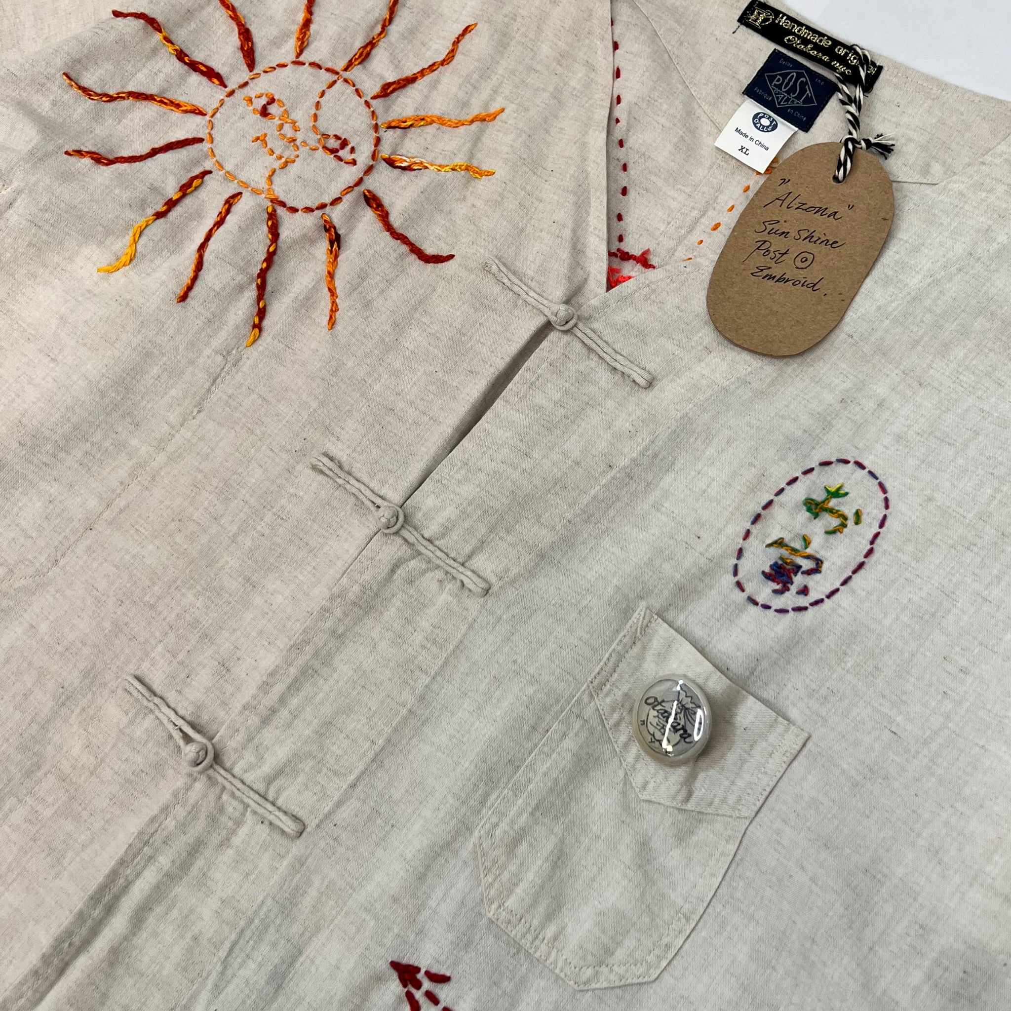 OTAKARA NYC X Post O’Alls #06 : "Alzona "Sun Shine Post ⦿ Embroid