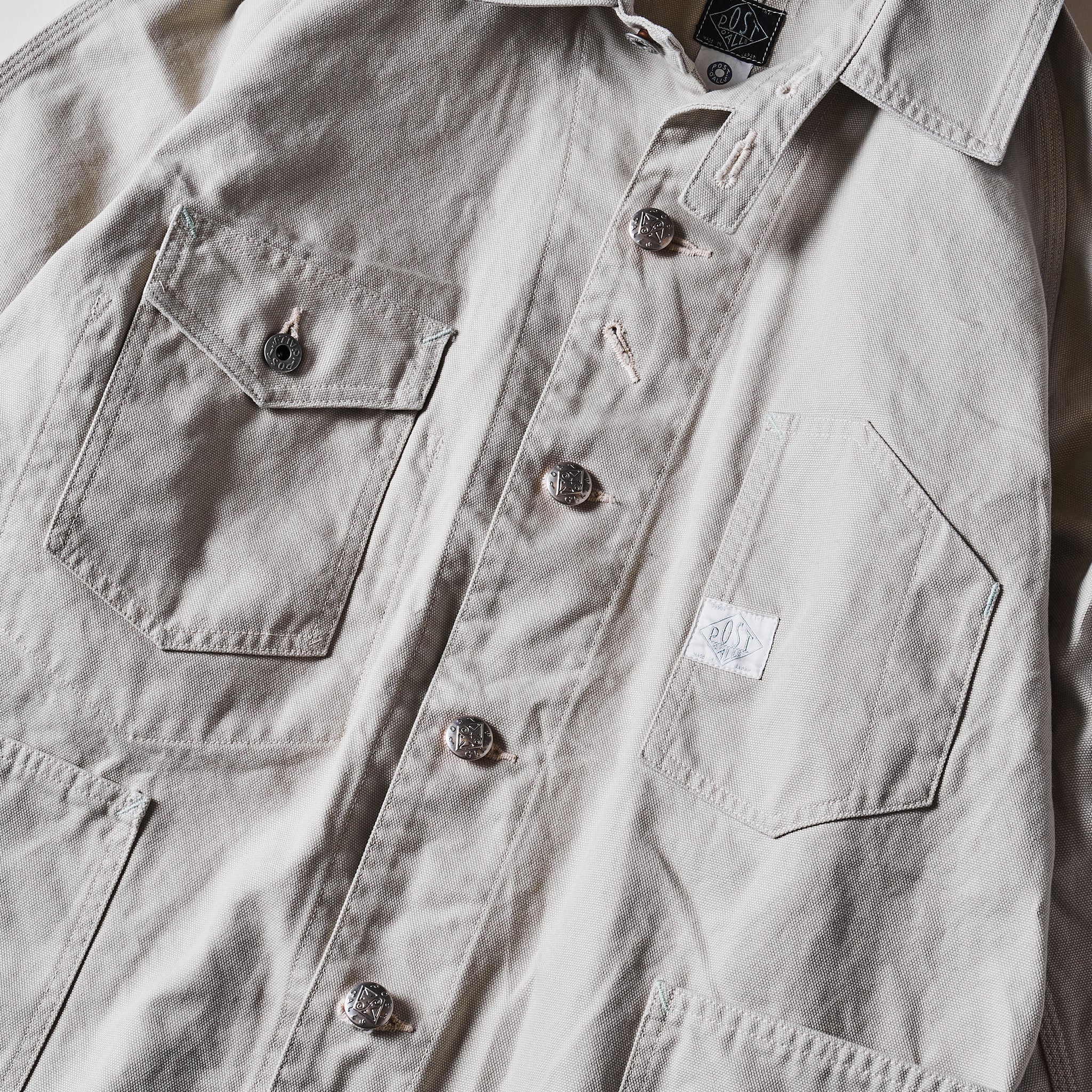 #1102-COS Engineer's Jacket : cotton canvas stone