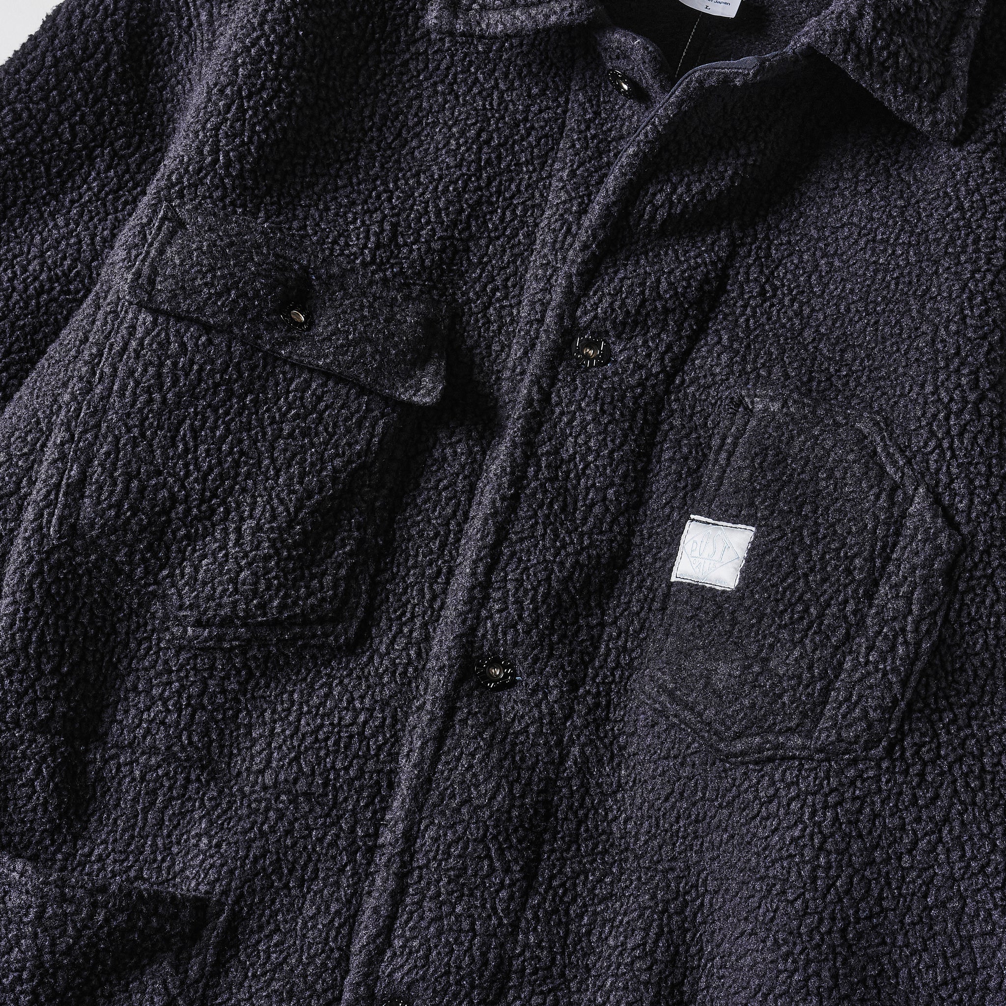 #1103-PSB Polarfleece Jacket : Polar Tech Sherpa black