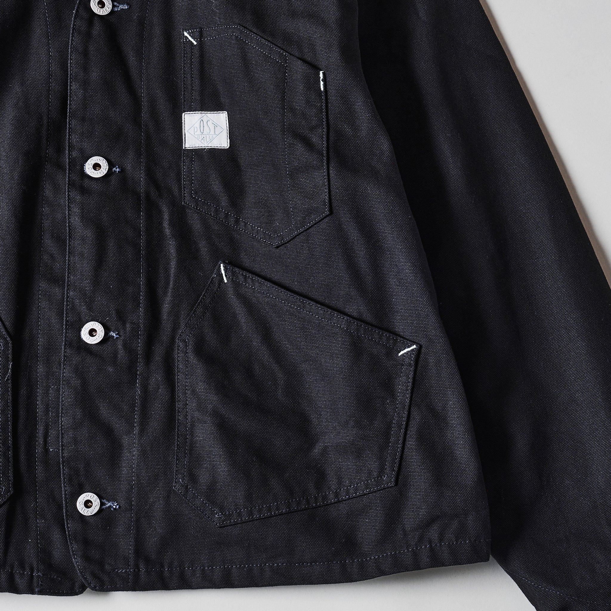 #1104-COB Stoker's Jacket : cotton canvas black