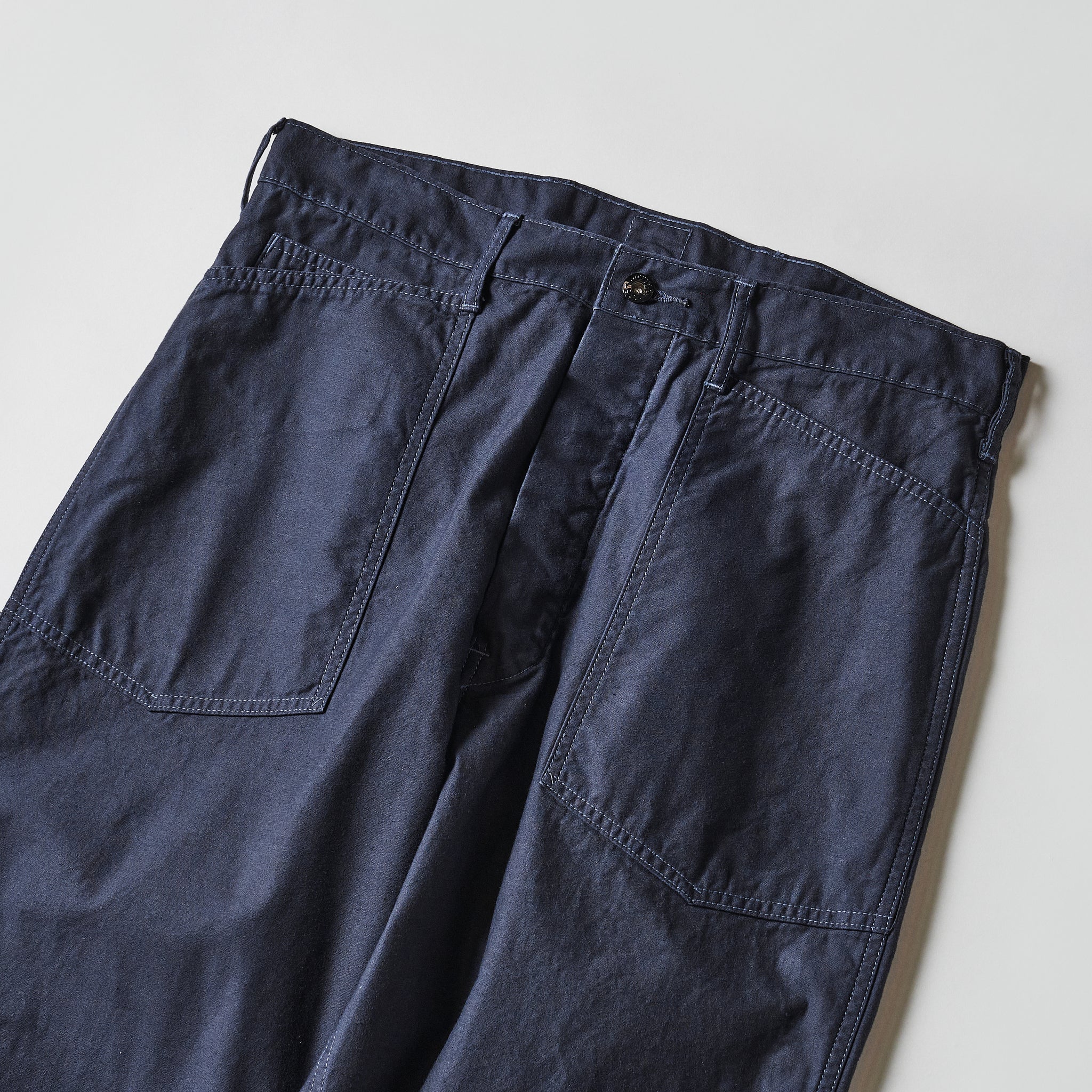 #1301-VMC Army Pants : vintage sateen charcoal