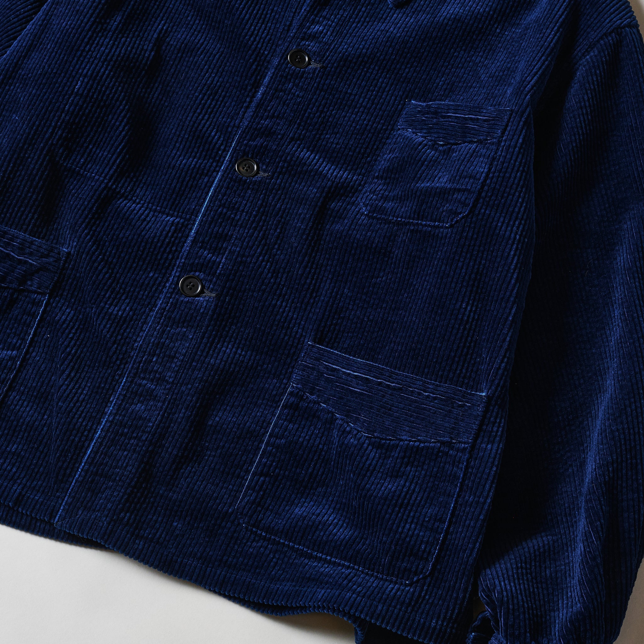 3119-WCI POS-Travail : widewale cords indigo