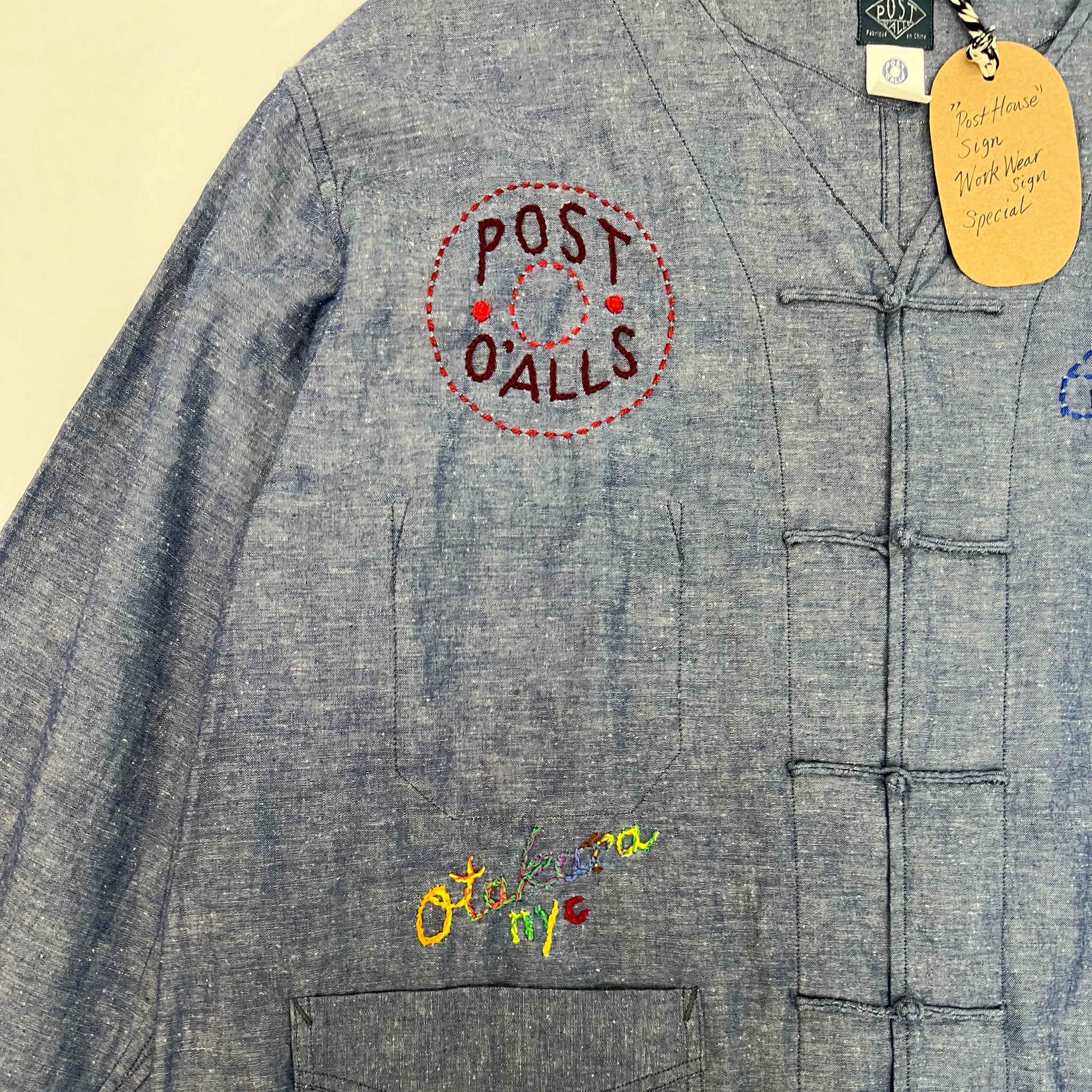 OTAKARA NYC X Post O’Alls #08 : "Post House"Sign Work Wear Sign Special