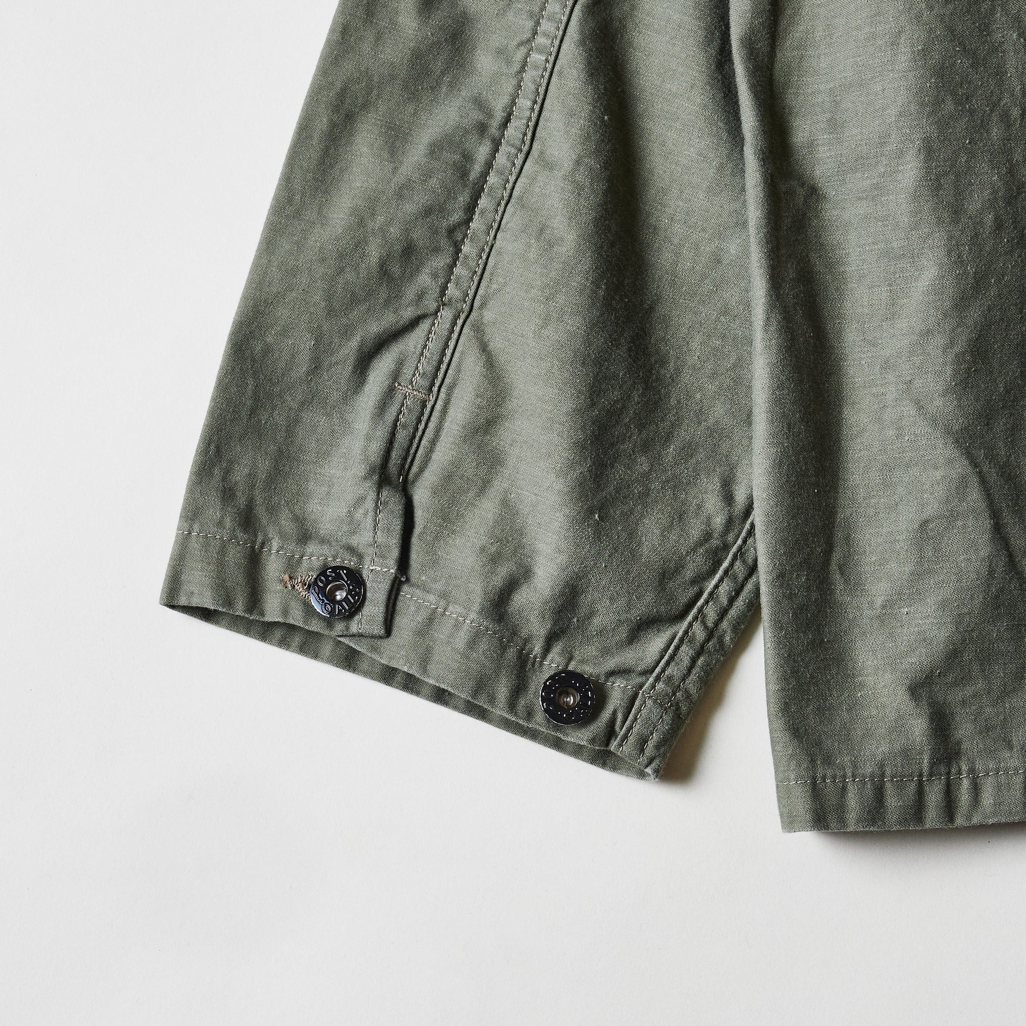 #1204-VMO Army Shirt : vintage sateen olive (23FW)