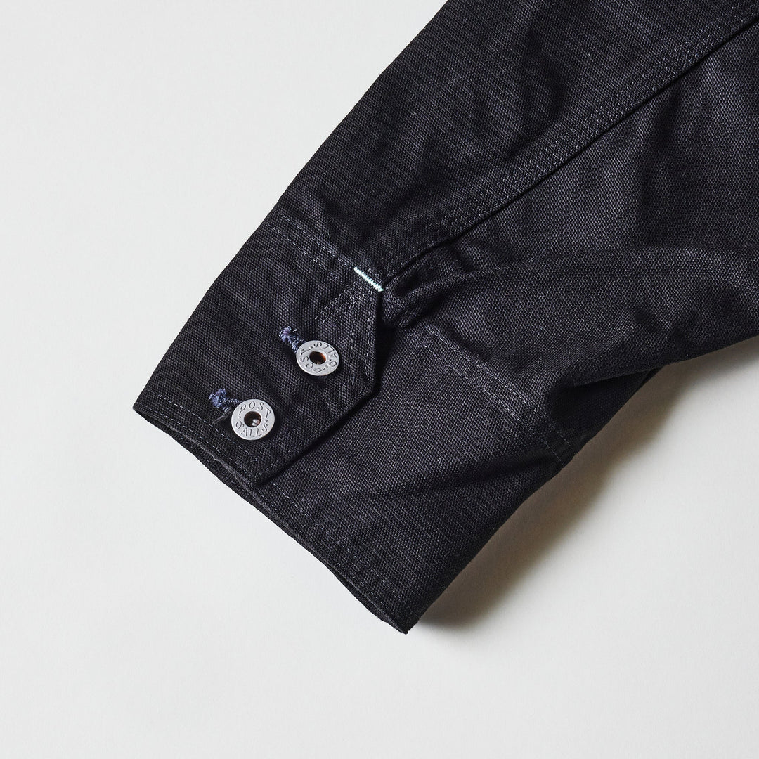 1102-COB Engineer's Jacket : cotton canvas black – POST OʼALLS
