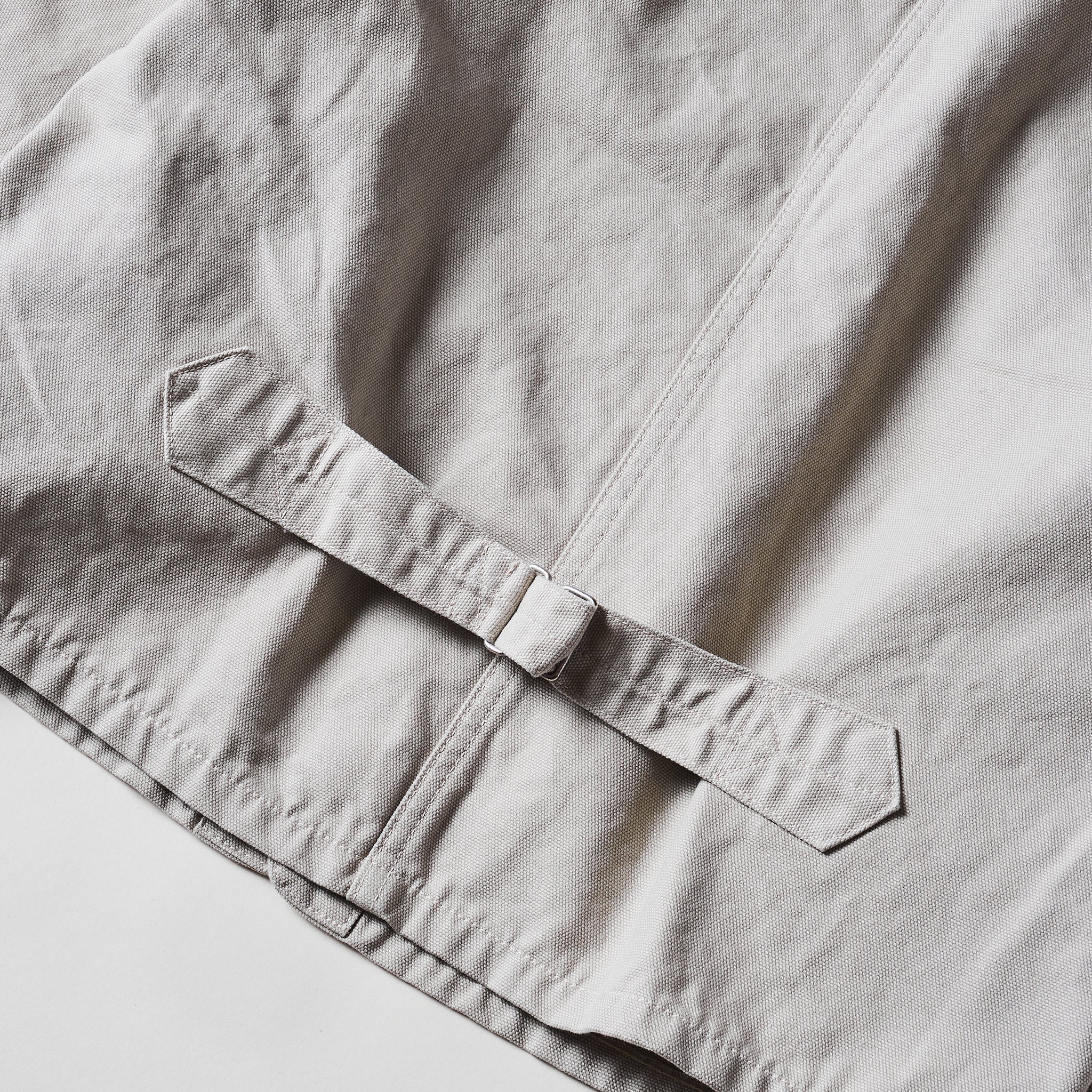 #1104-COS Stoker's Jacket : cotton canvas stone