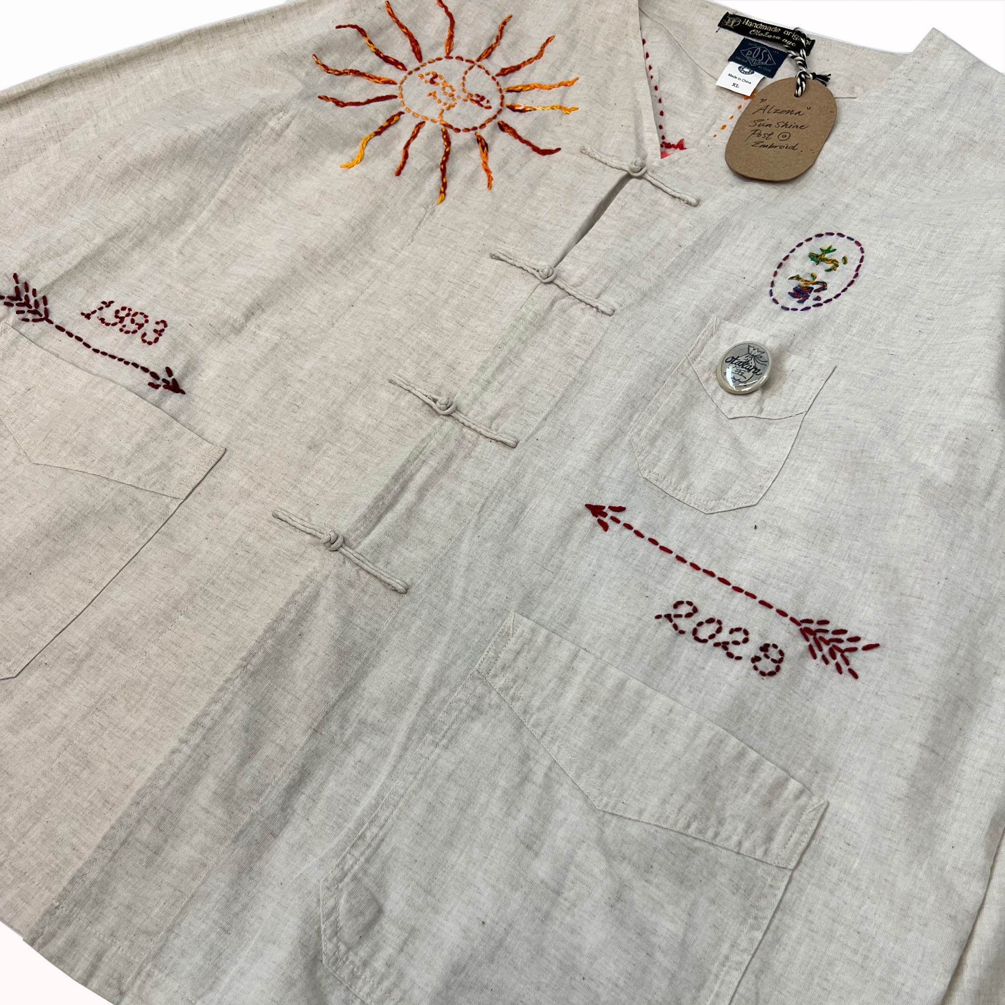 OTAKARA NYC X Post O’Alls #06 : "Alzona "Sun Shine Post ⦿ Embroid