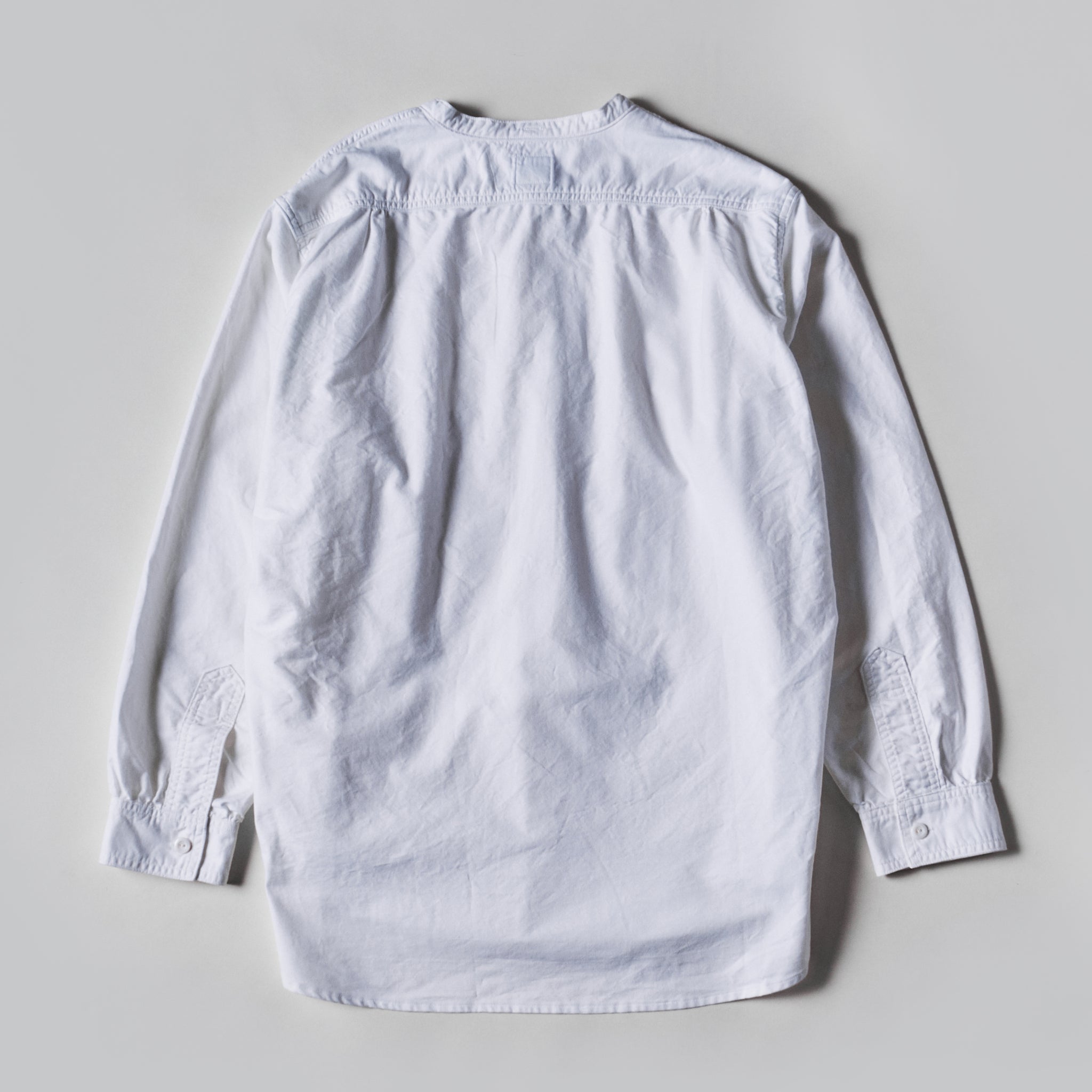 #1203-OW Band collar shirt : oxford (23FW)