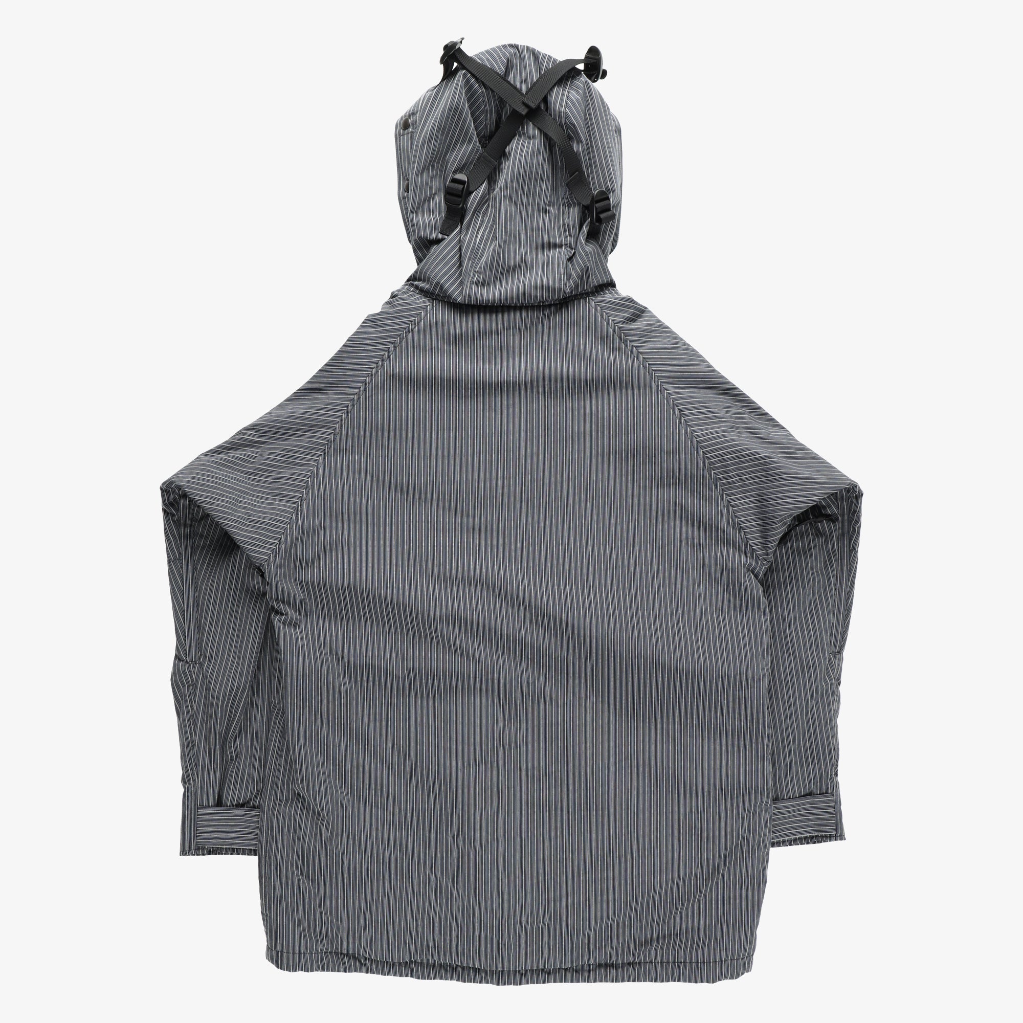 CJ008-DS CORONA x Post O’Alls G-1 Parka : dobby stripe w/Thinsulate silver