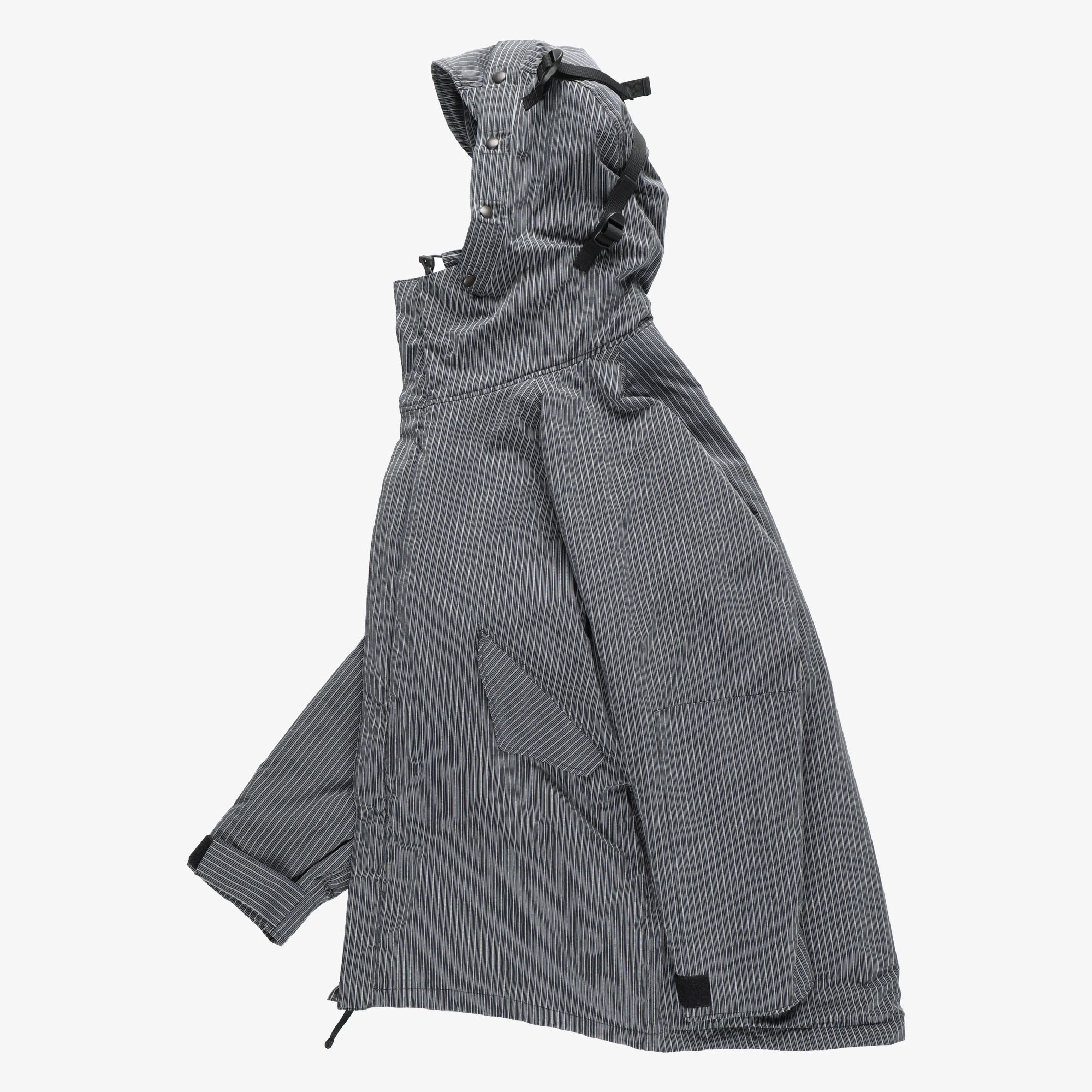 CJ008-DS CORONA x Post O’Alls G-1 Parka : dobby stripe w/Thinsulate silver